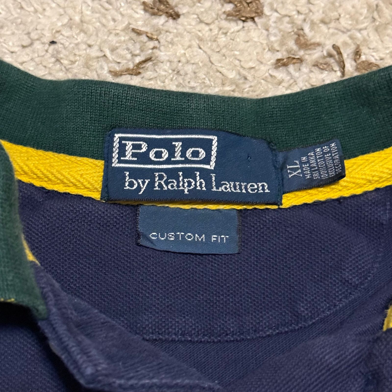Polo Ralph Lauren Polo Ralph Lauren Big Pony Shirt XL Custom Fit Chief Keef Size US XL / EU 56 / 4 - 6 Thumbnail