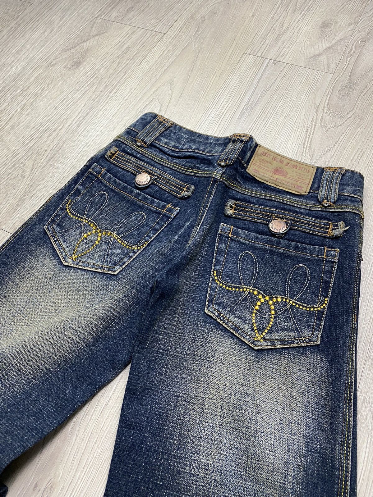 If Six Was Nine × Japanese Brand × Le Grande Bleu (L.G.B.) 2000s Jessy Flared jeans ifsixwasnine lgb style Size 26" / US 2 / IT 38 - 4 Thumbnail