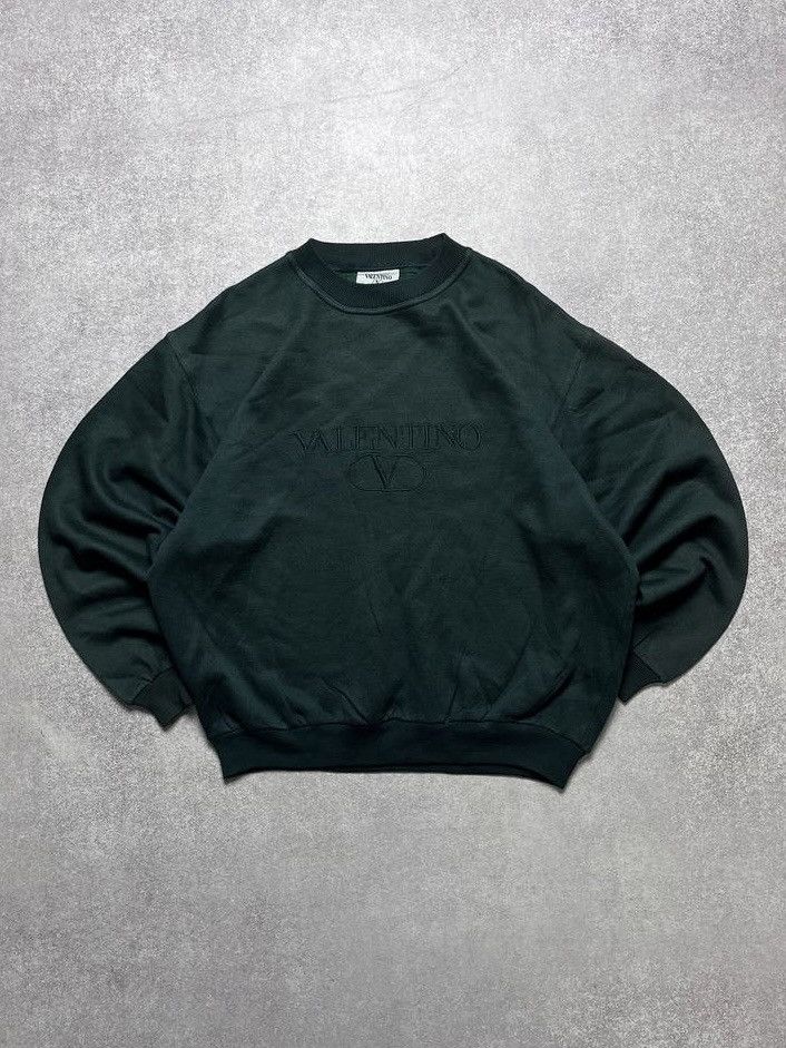 Vintage Valentino Big Logo Boxy Sweatshirt Y2K M