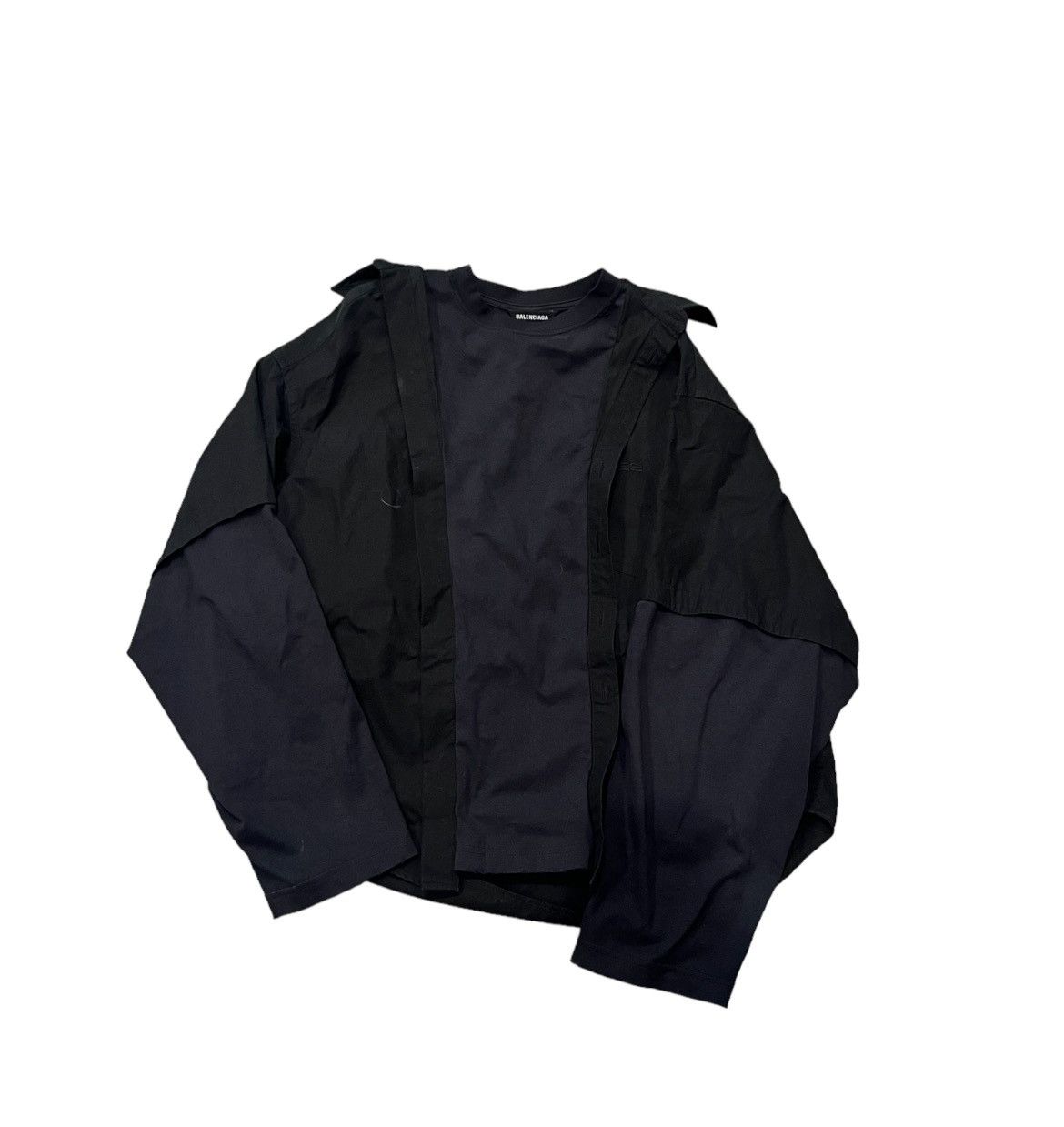 Balenciaga Balenciaga Trompe L’oeil Layered Shirt Size US M / EU 48-50 / 2 - 1 Thumbnail