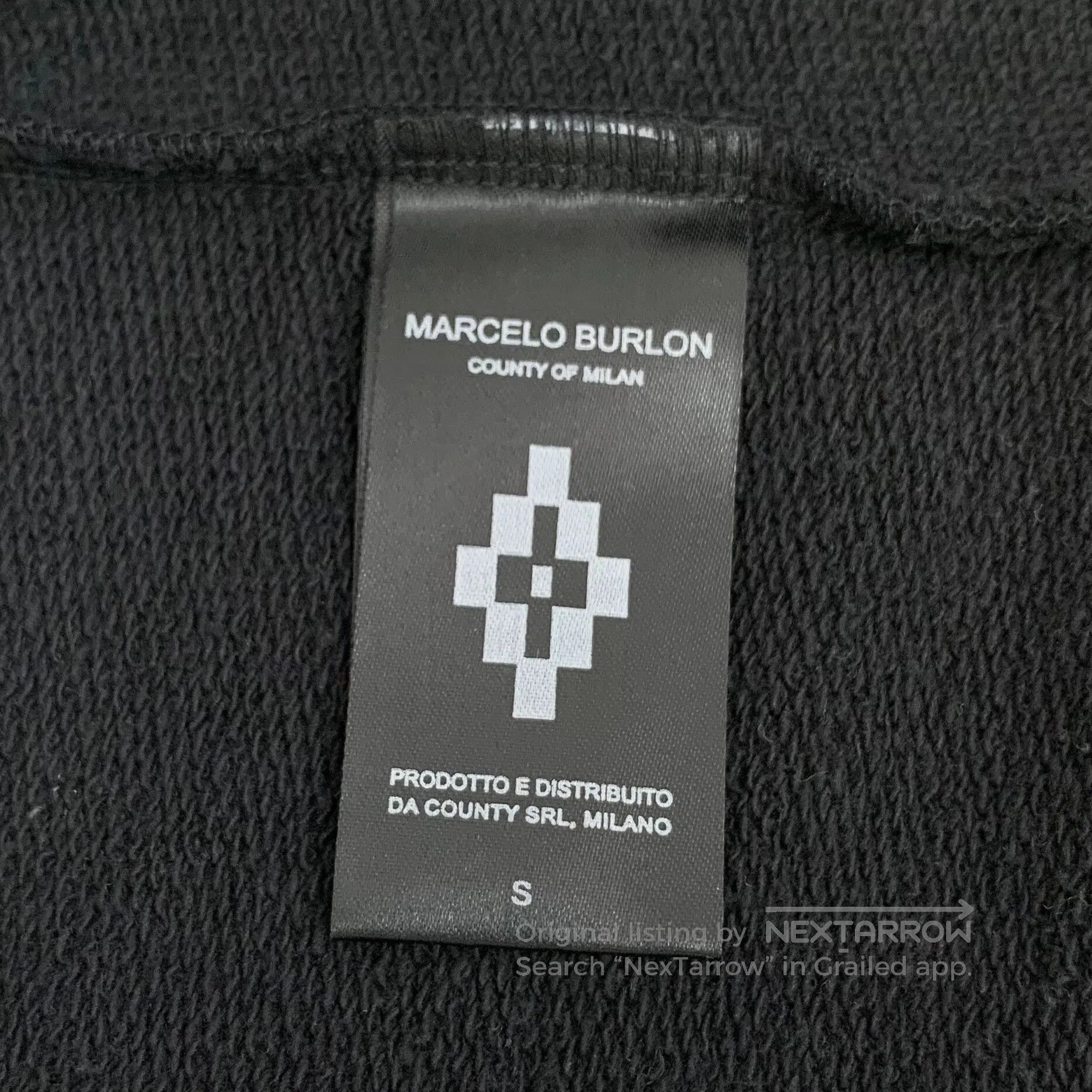 Marcelo Burlon MARCELOBURLON Black animal pattern print cotton crew neck Size US S / EU 44-46 / 1 - 8 Thumbnail