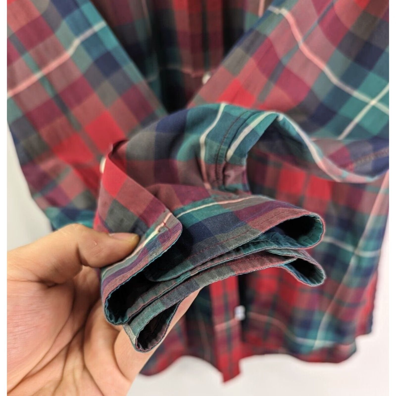 Ralph Lauren Ralph Lauren Shirt Men's Red Green Plaid Long Sleeve Button Down 16-34 Size US L / EU 52-54 / 3 - 2 Thumbnail