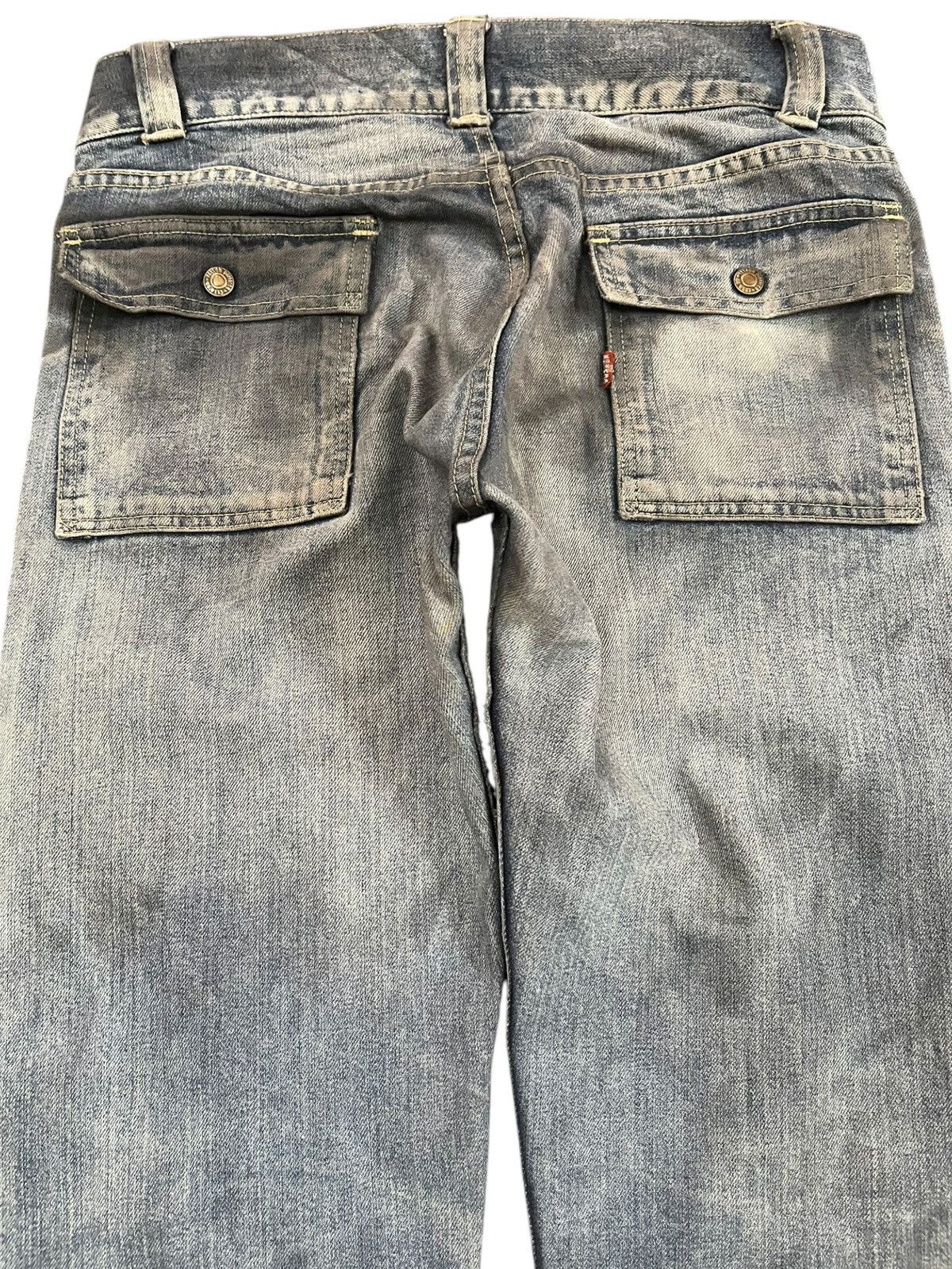 If Six Was Nine × Le Grande Bleu (L.G.B.) × Yasuyuki Ishii Vintage Go-West Military /Workers Bush Pants Denim Size US 33 - 8 Thumbnail