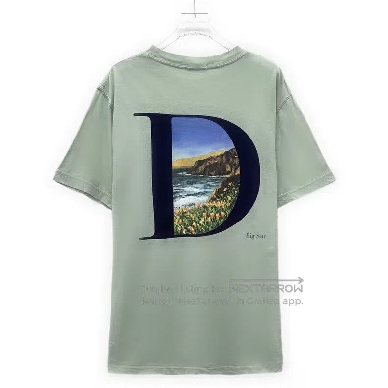 Dior Dior Green landscape printed cotton round-neck short-sleev Size US XS / EU 42 / 0 - 2 Thumbnail
