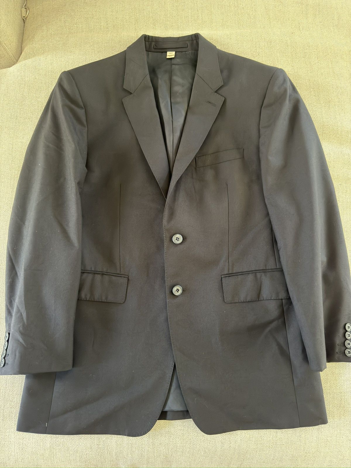 Burberry Burberry Made in Italy Black Single Breasted Wool Jacket 40S Size 40S - 8 Thumbnail