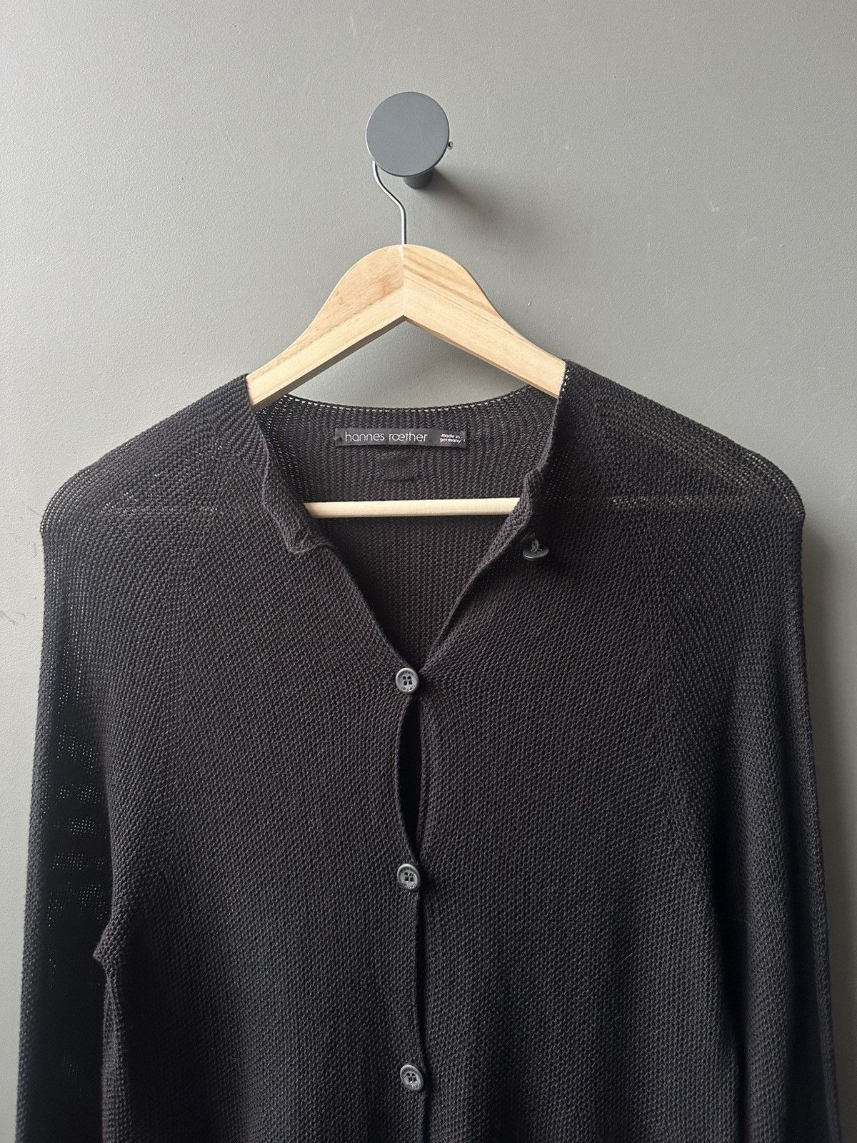 hannes roether Hannes Roether Cardigan Sweater Size L Size L / US 10 / IT 46 - 2 Thumbnail