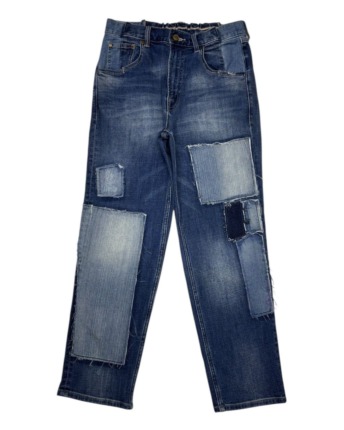 Japanese Brand × Jean × Kapital Vintage Patchwork Jean Cepo Japanese Brand Denim Size US 30 / EU 46 - 7 Thumbnail