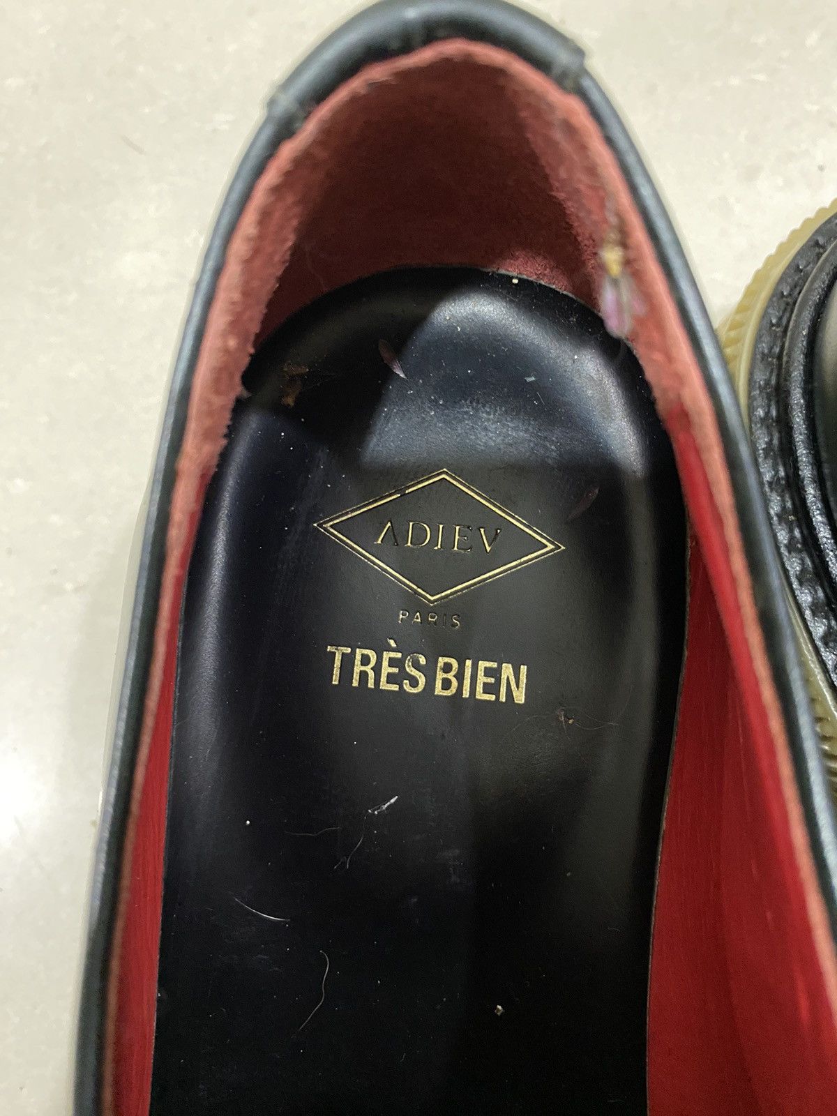 Tres Bien & Adieu Type 141 Leather Derby Bottle Green