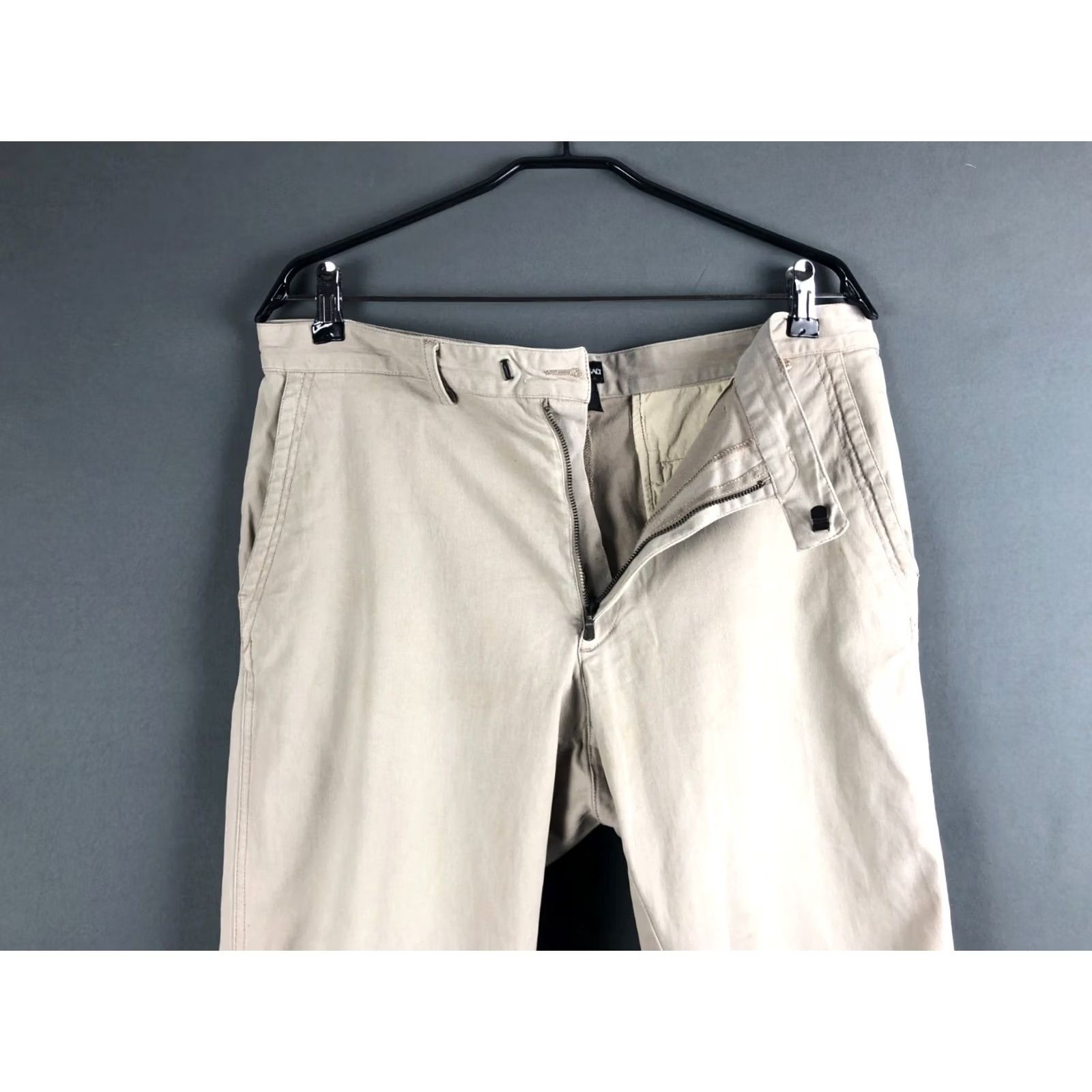 Versace Versace Sport Pants Khaki Cotton Blend Men Size 54 Chino Pocket Tapered Regular Front Flat Front Vintage No Size US 38 / EU 54 - 6 Thumbnail