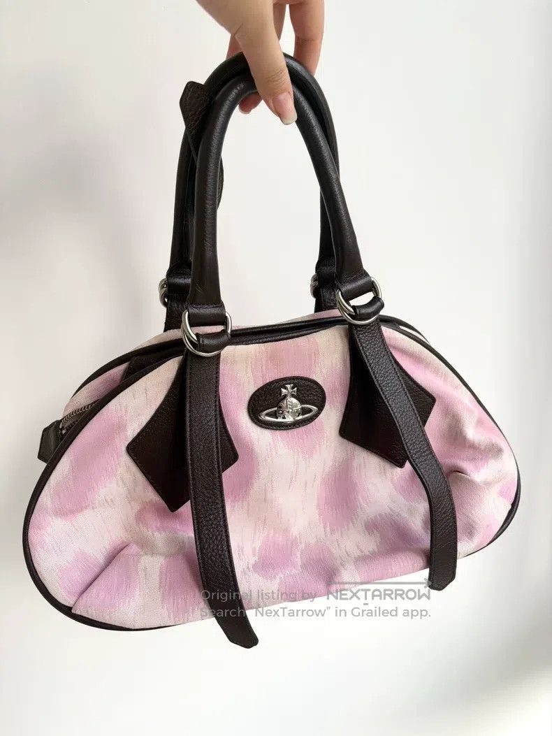 Vivienne Westwood size os Vintage Pink Leopard Print Handba