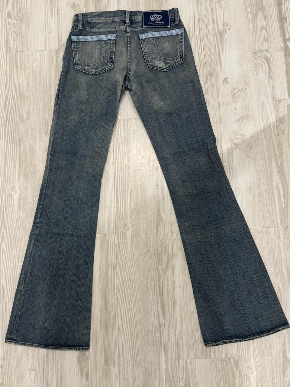 Victoria Beckham Y2K Flared Low Rise Jeans Size 27" / US 4 / IT 40 - 2 Thumbnail