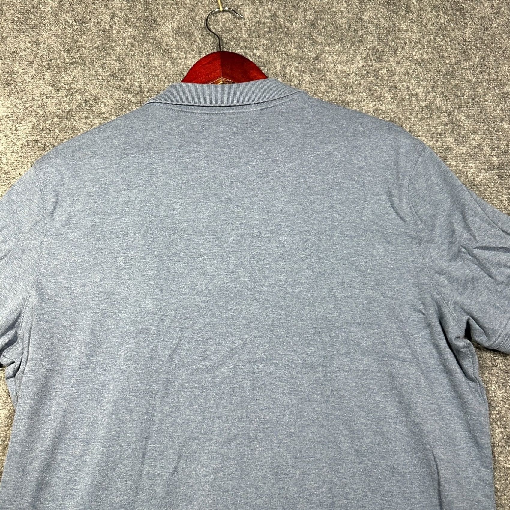 Banana Republic Banana Republic Polo Shirt Mens Large Luxury Touch Blue Cotton Short Sleeve Polo Size US L / EU 52-54 / 3 - 7 Thumbnail
