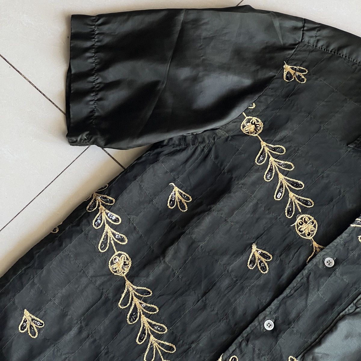 Junya Watanabe SS05 Junya Watanabe silk embroidered shirt Size US M / EU 48-50 / 2 - 8 Thumbnail