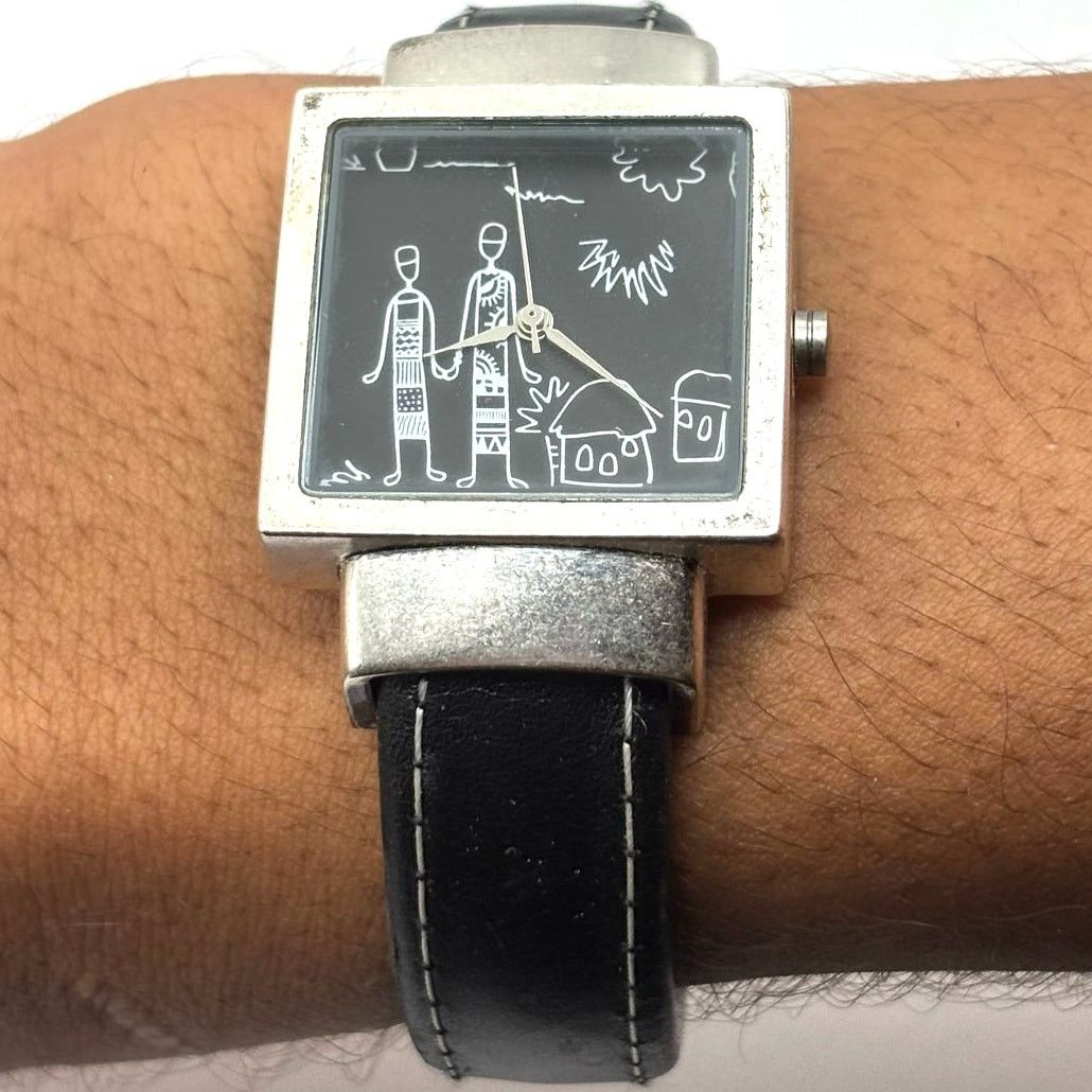 Chicos Black Chico's Cuff Watch Size ONE SIZE - 2 Thumbnail
