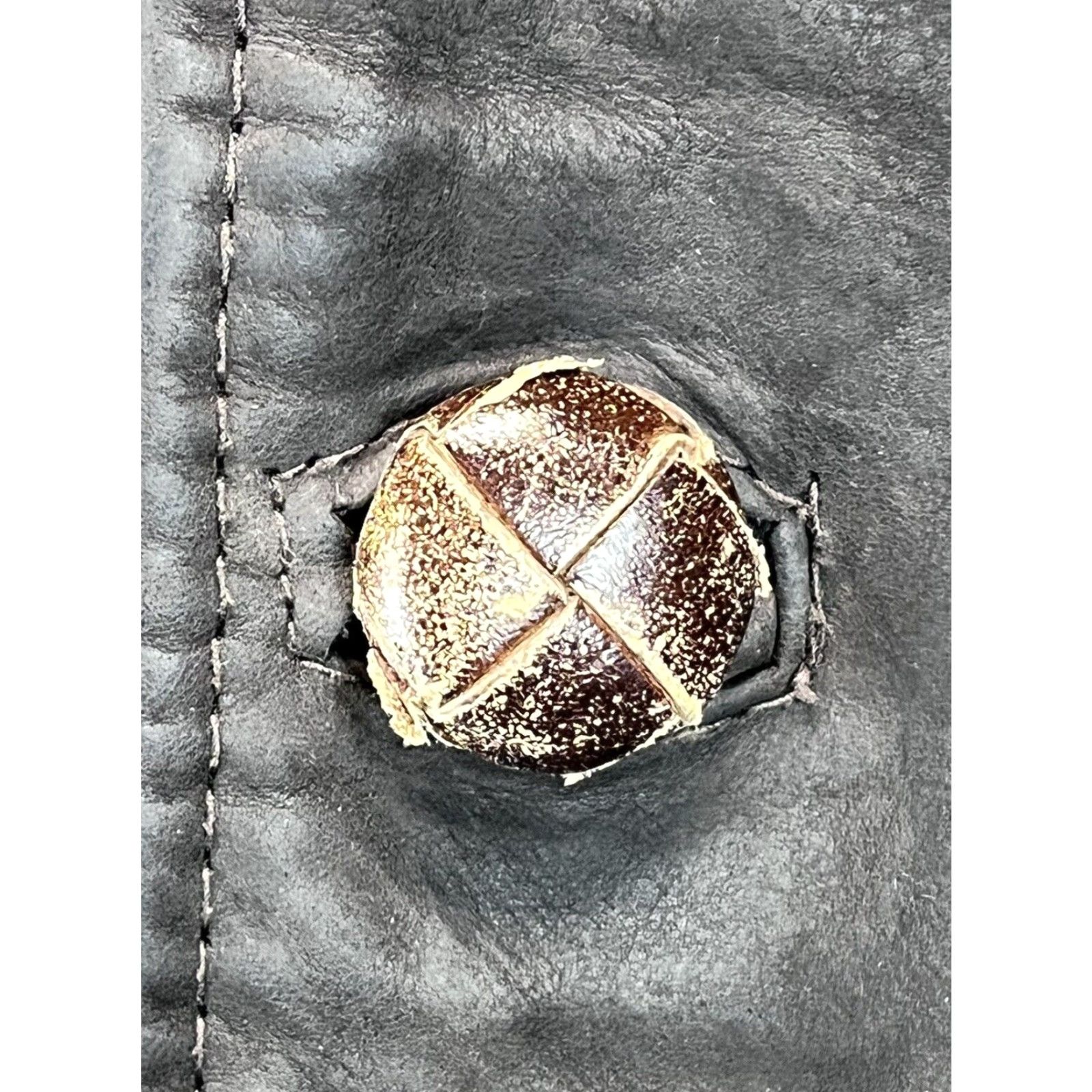 Vera Pelle VINTAGE Vera Pelle Leather Coat Mens XL Brown Italian Leather Fall Winter Casual Business All Seasons Lined Size US XL / EU 56 / 4 - 4 Thumbnail