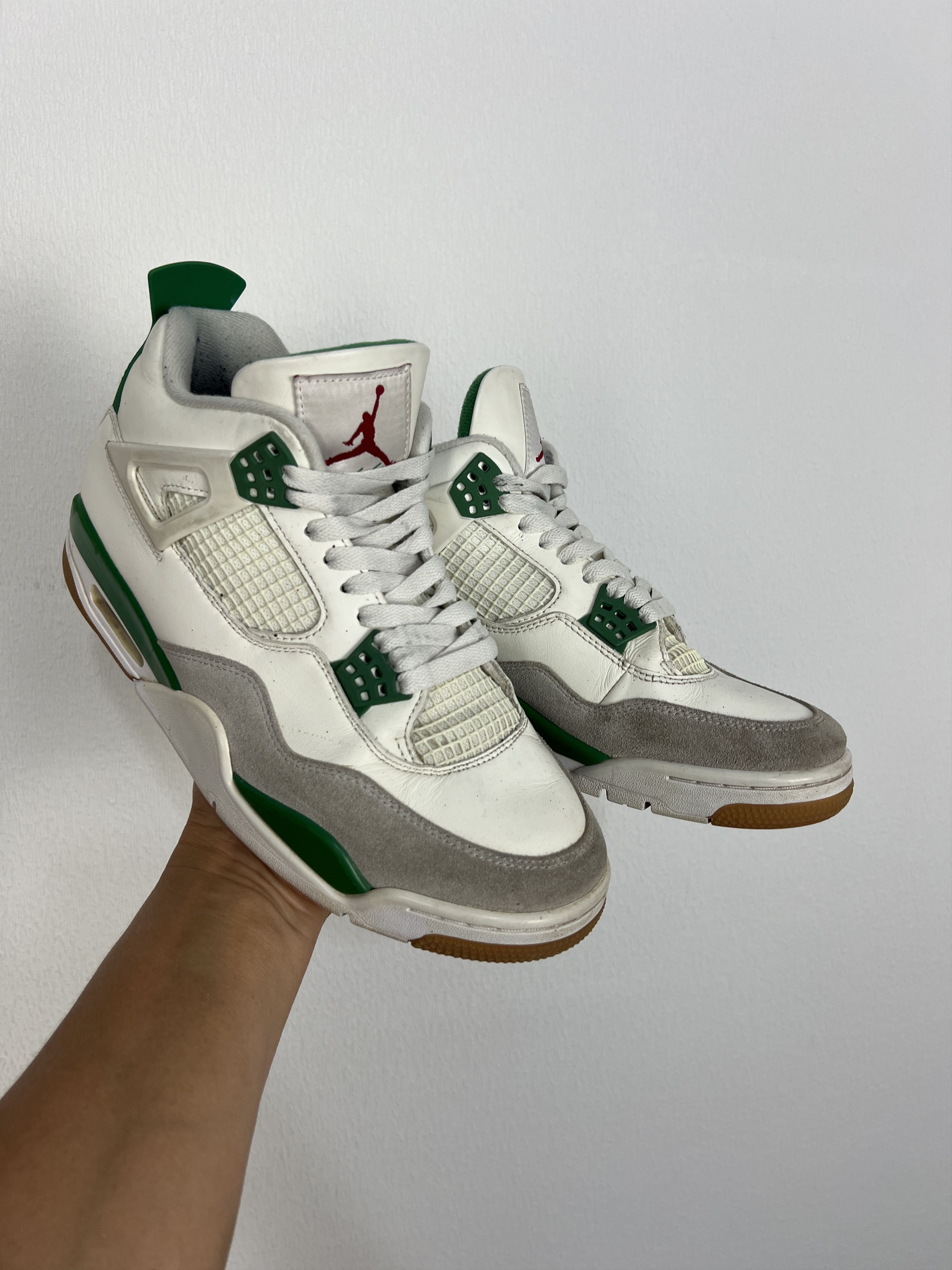 Nike Size US 9.5 Jordan 4 Retro SP x Nike SB Mid Pine Green Size US 9.5 / EU 42-43 - 1 Thumbnail
