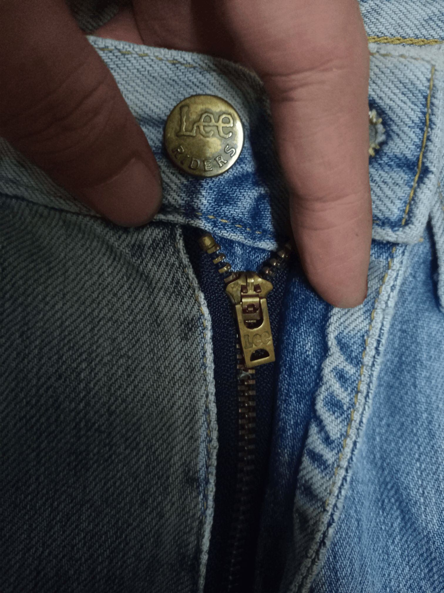 Lee Vintage Japanese 90s Lee Riders Sanforized Baggy Jeans Size US 28 / EU 44 - 4 Thumbnail