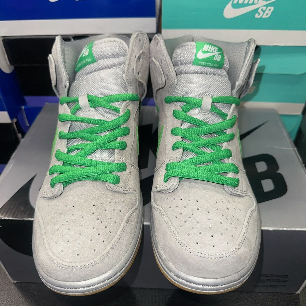 Nike Size 10.5 - Nike SB Dunk High Silver Box OG 313171-039 Size US 10.5 / EU 43-44 - 4 Thumbnail
