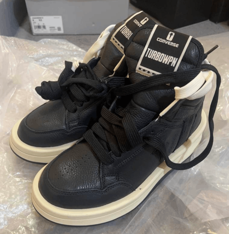 Rick Owens Rick Owens TURBOWPN Black High Top Size US 7.5 / EU 40-41 - 1 Thumbnail