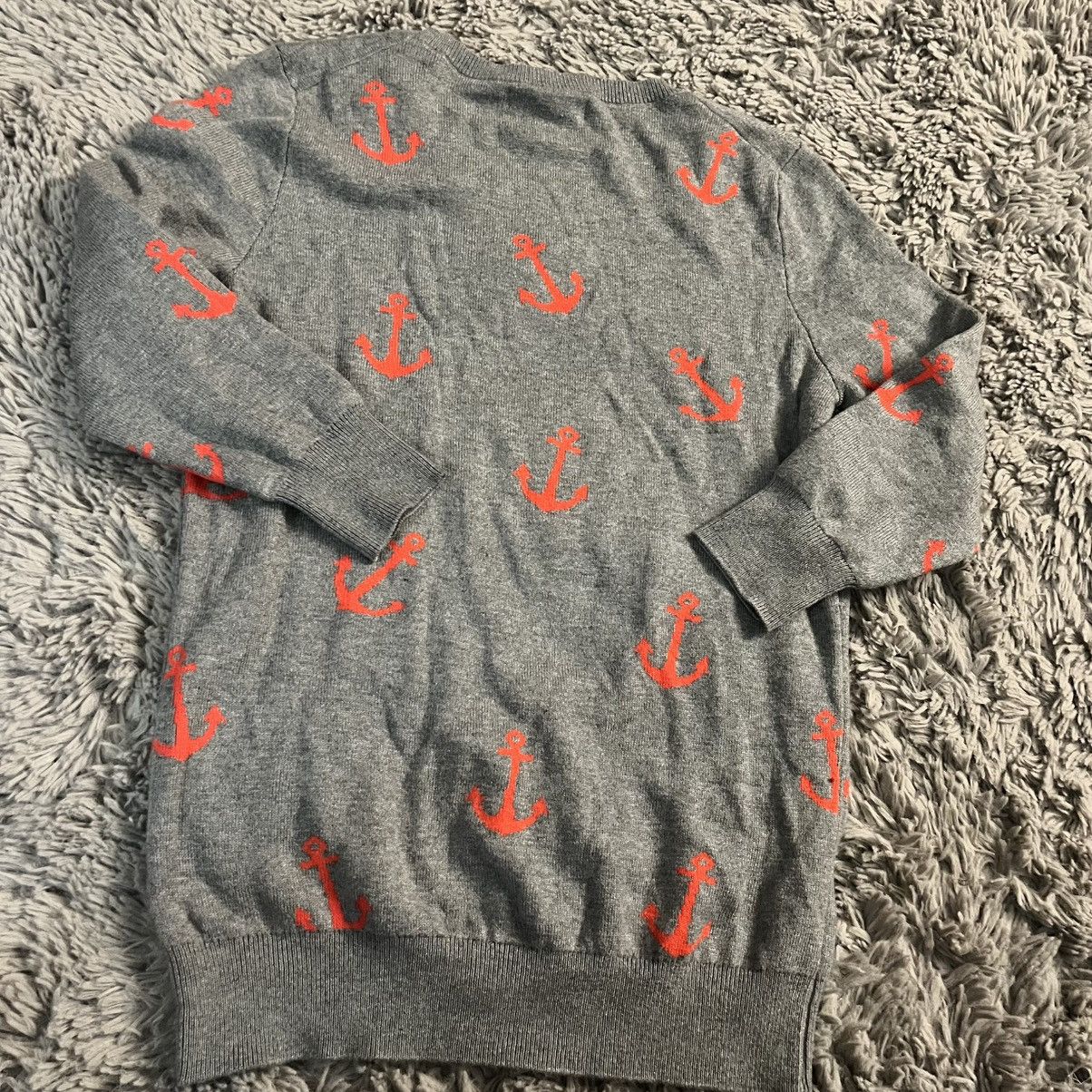 Banana Republic Grey orange Anchors sweater Size XS / US 0-2 / IT 36-38 - 3 Thumbnail