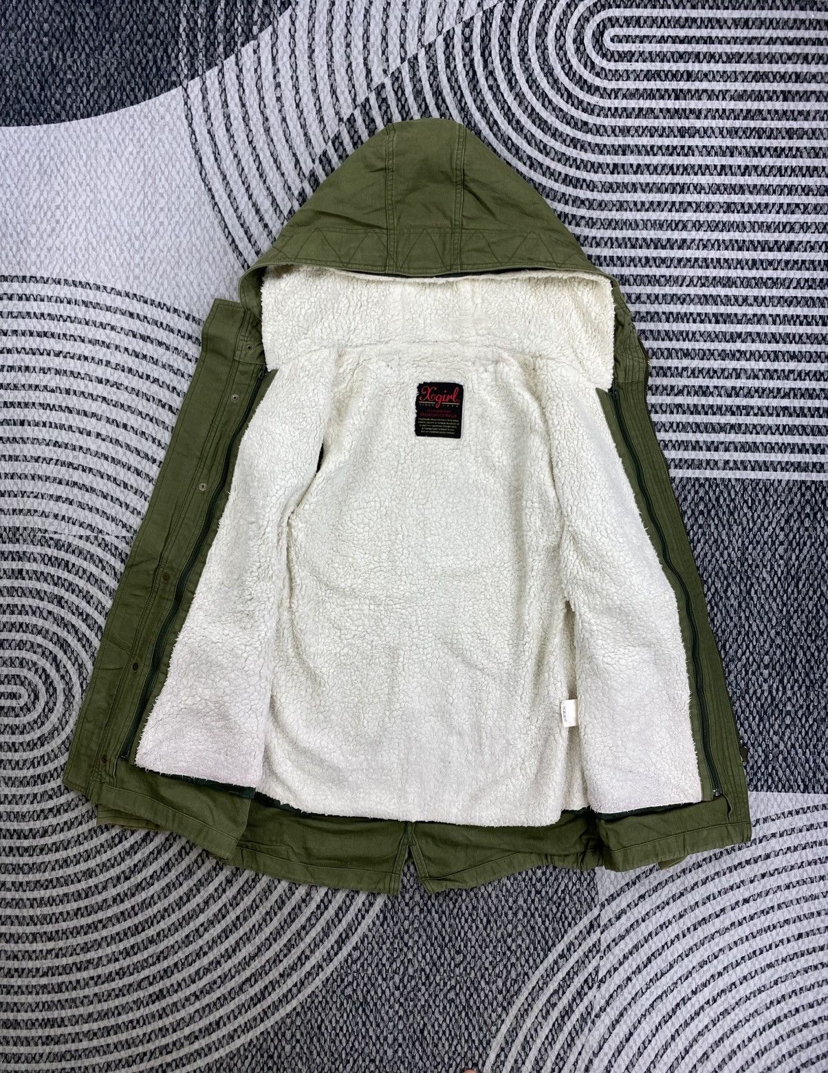 Japanese Brand Vtg XGIRL Hysteric Glamour Multipocket Hoodie Parka Jacket Size US M / EU 48-50 / 2 - 7 Thumbnail