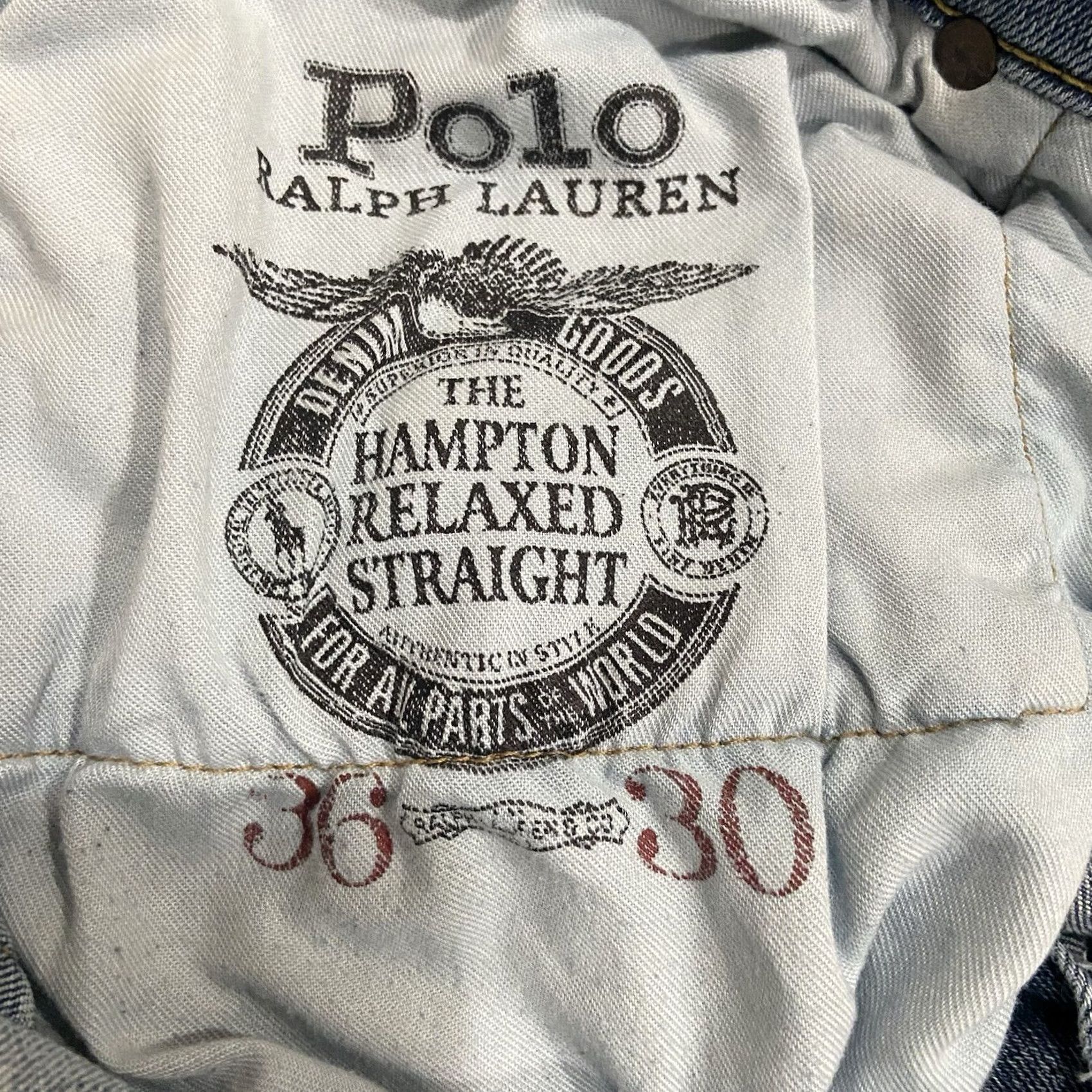 Polo Ralph Lauren Polo Ralph Lauren Jeans Polo Ralph Lauren Men’s The Hampton Relaxed Straight Leg Blue 36x30 Denim Cotton Blue Jeans Men 30 In Inseam 36 Regular Slim? Size US M / EU 48-50 / 2 - 6 Thumbnail