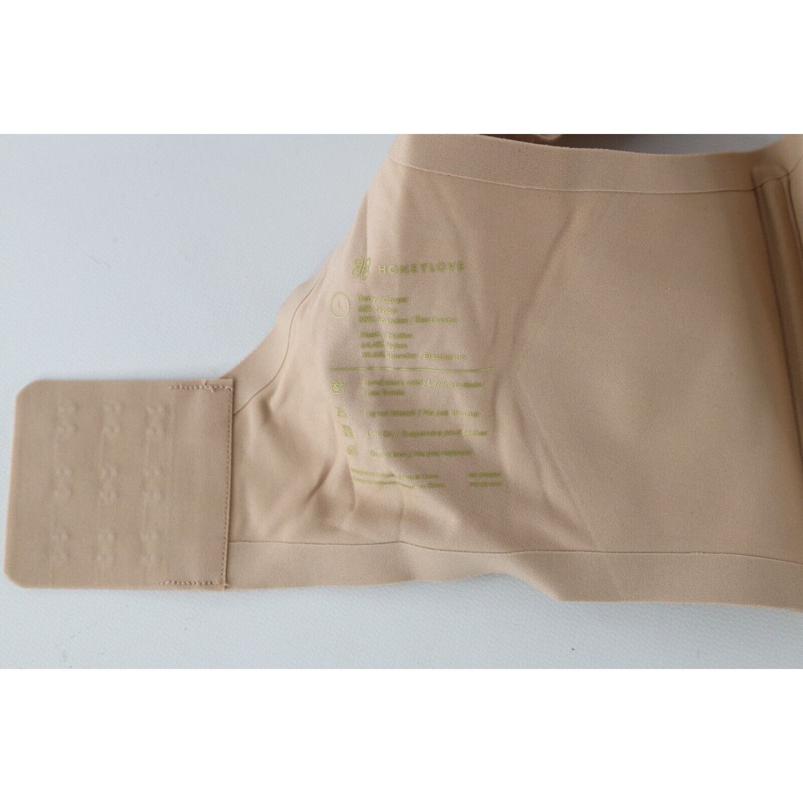 Vintage New Honeylove Shapewear Liftwear Crossover Bra Beige Size ONE SIZE - 7 Thumbnail