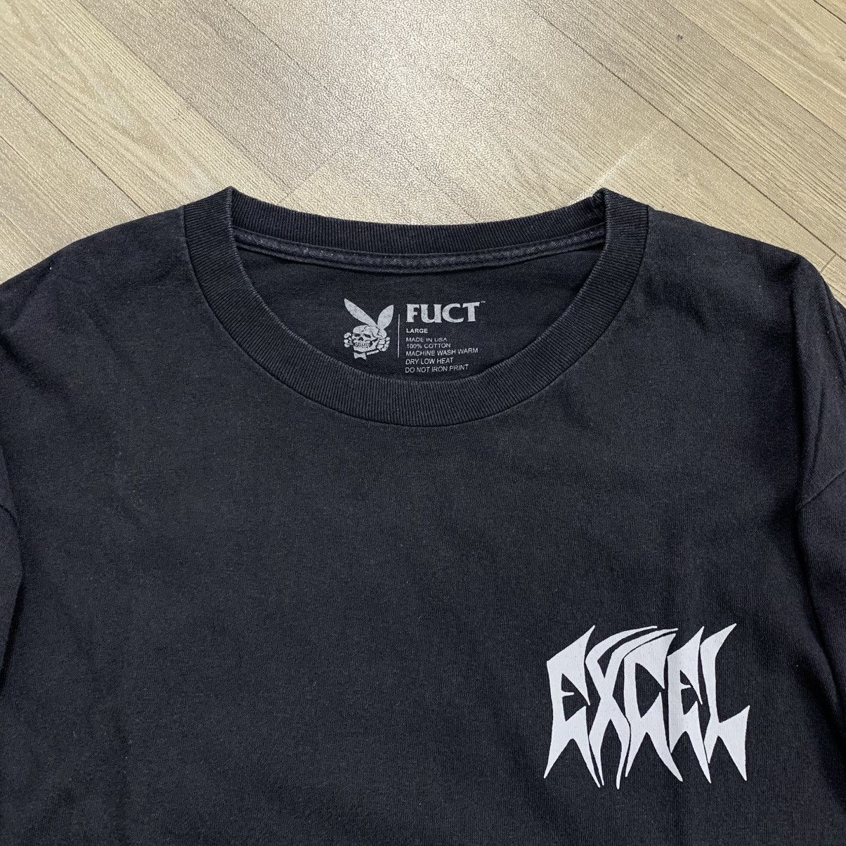 FUCT × Vintage Rare FUCT x Excel Rock Band Longslevee Tshirt Size US L / EU 52-54 / 3 - 4 Thumbnail
