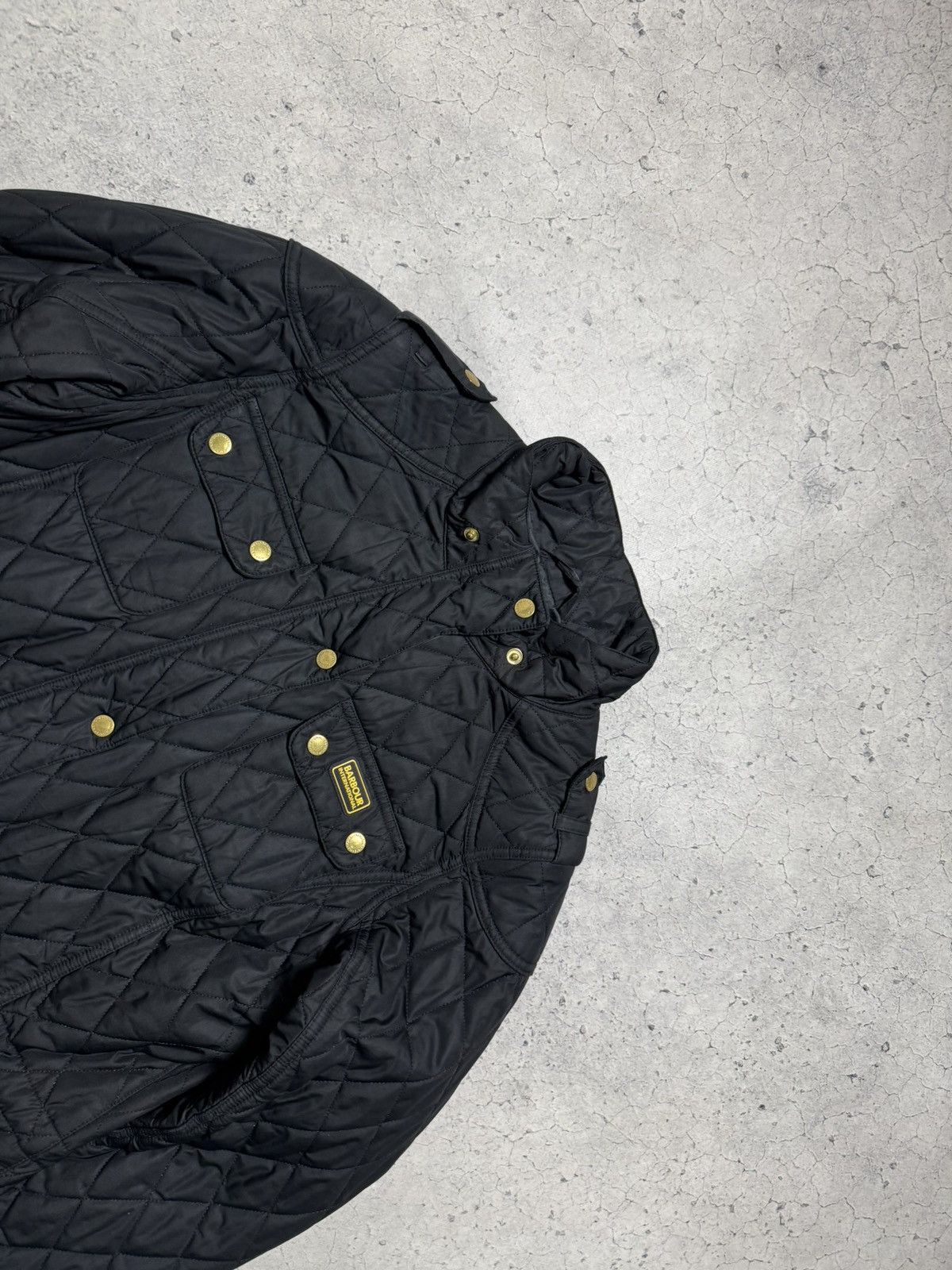 Barbour Barbour Quilted Intl Enduro Women’s Parka Jacket Black Size XL / US 12-14 / IT 48-50 - 5 Thumbnail