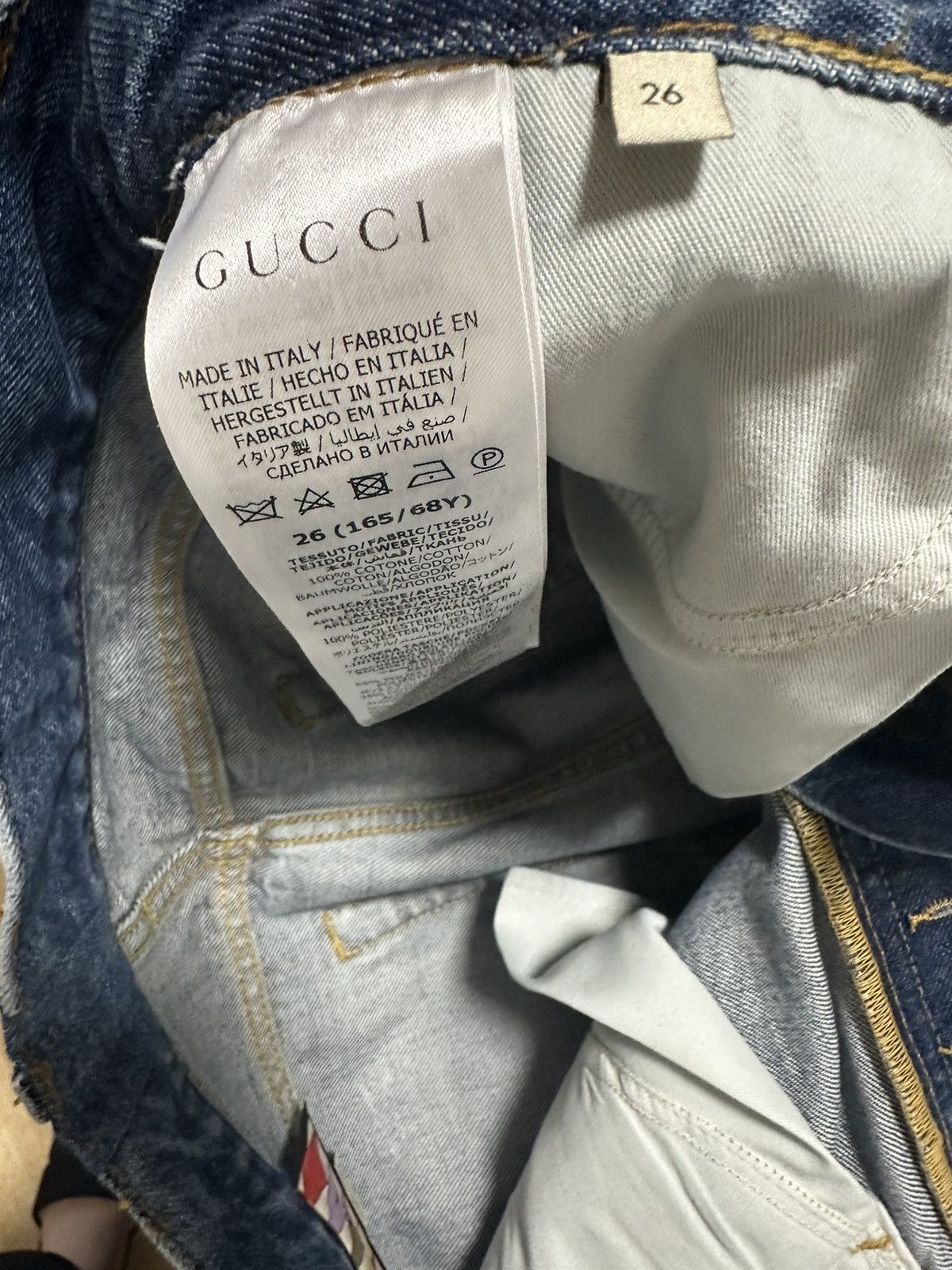 Gucci Gucci denim Size 26" / US 2 / IT 38 - 6 Thumbnail