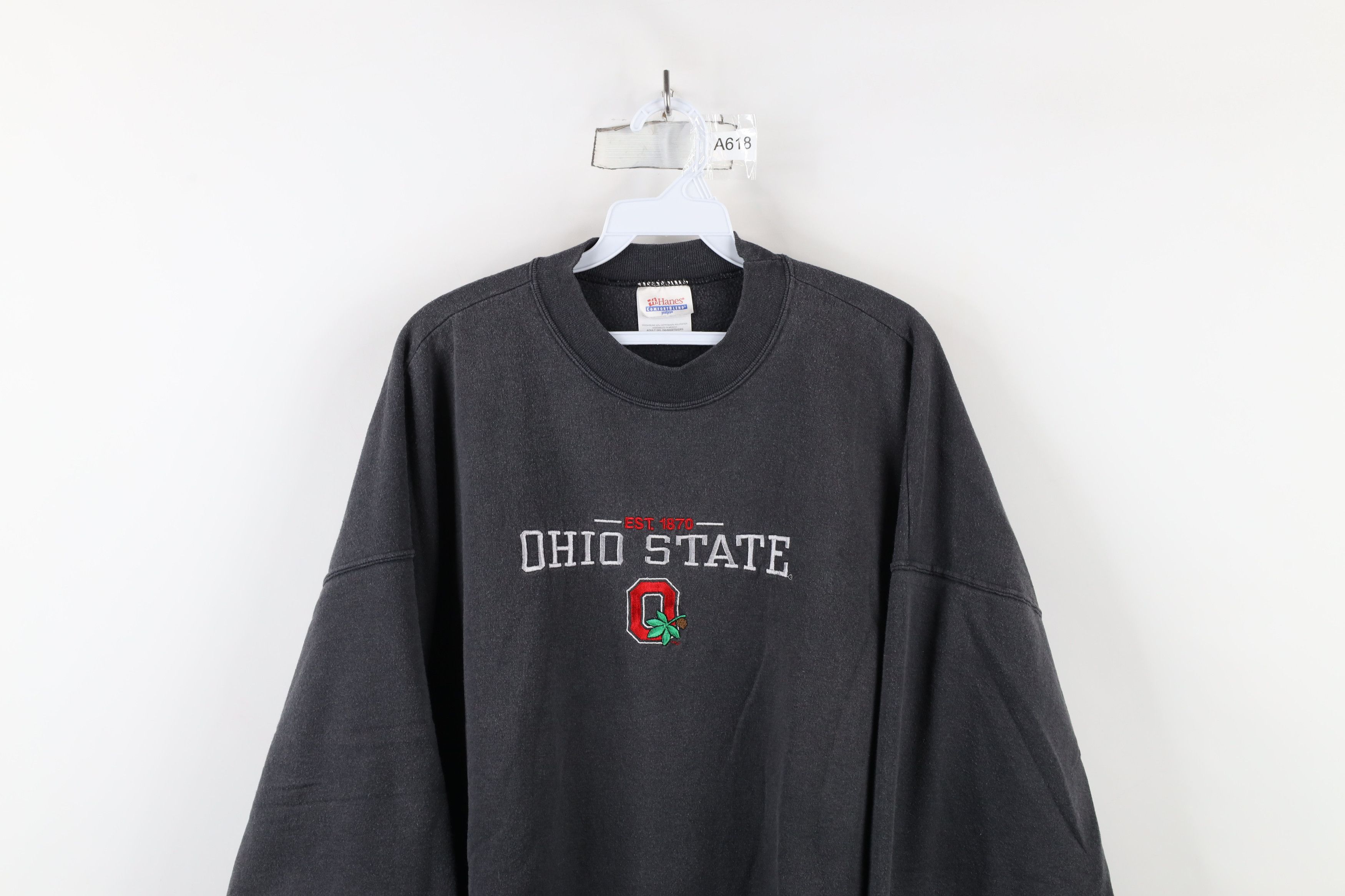 Vintage Vintage 90s Spell Ohio State University Crewneck Sweatshirt Size US XXL / EU 58 / 5 - 2 Thumbnail