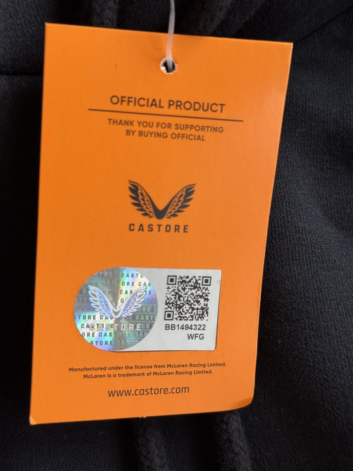 Castore McLaren Daniel Riccardo Core Hoodie Size US S / EU 44-46 / 1 - 3 Thumbnail