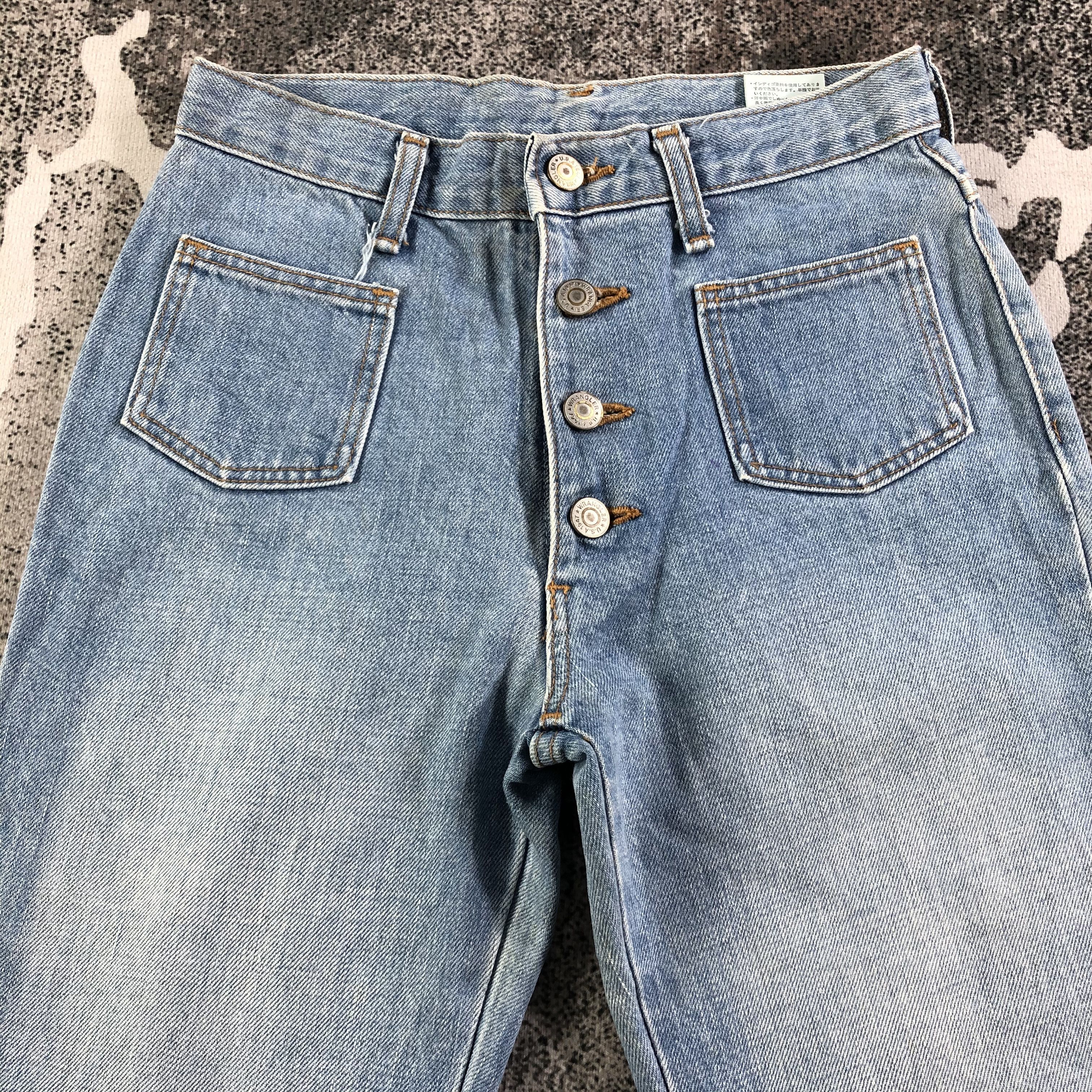 Vintage Vintage Wrangler Bush Pants Flared Jeans KJ1939 Size US 26 / EU 42 - 3 Thumbnail