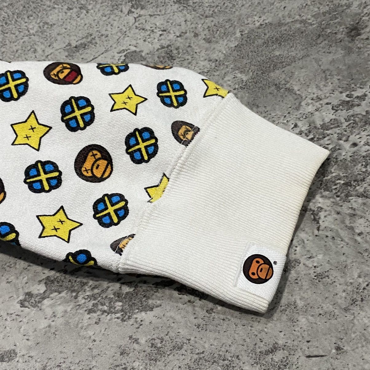 Bape × Kaws Baby Milo X Kaws Monogram Hoodie Size US XS / EU 42 / 0 - 7 Thumbnail