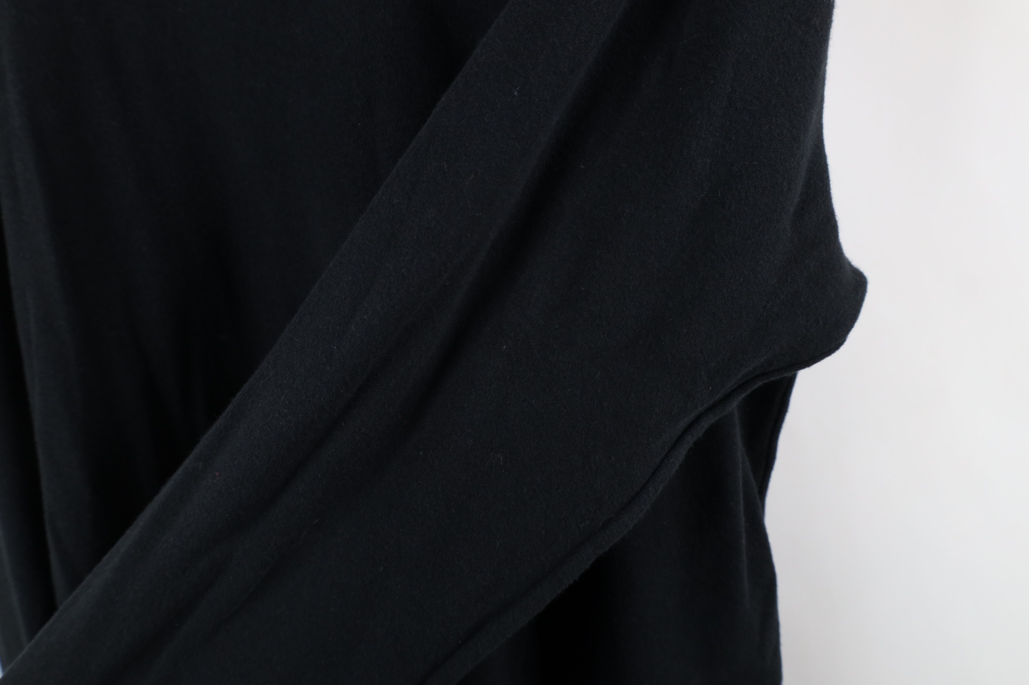 Vintage Vintage 90s Streetwear Blank Turtleneck T-Shirt Black Cotton Size US M / EU 48-50 / 2 - 6 Thumbnail