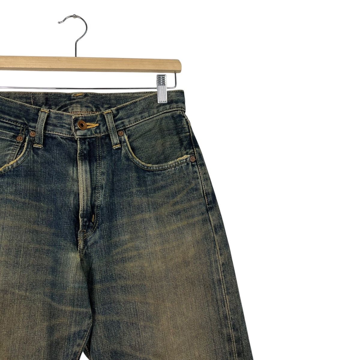 Edwin Vintage Edwin Distressed Selvedge Denim Jeans Size US 28 / EU 44 - 5 Thumbnail