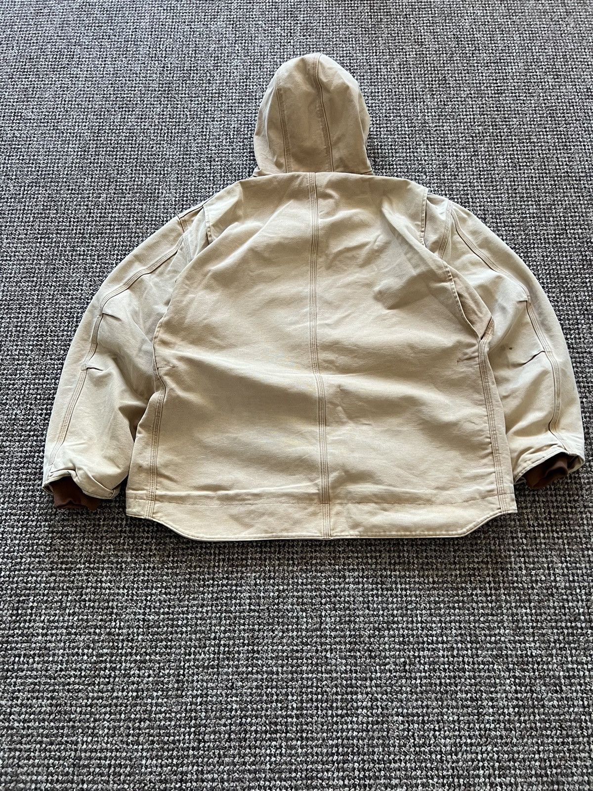 Carhartt CARHARTT VINTAGE ACTIVE JACKET FADED WORK ZIP HOODED FLEECE Size US XL / EU 56 / 4 - 14 Thumbnail