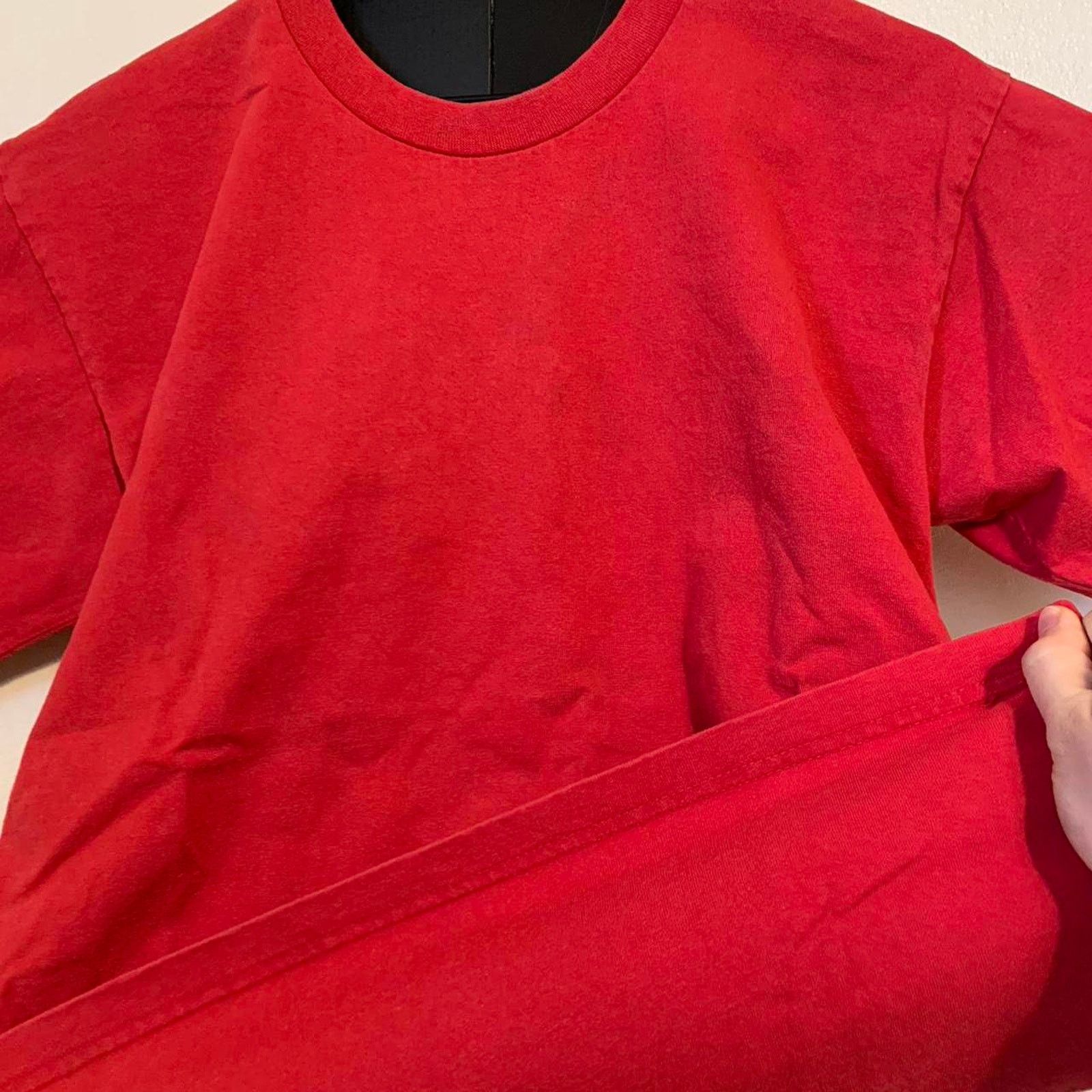 Vintage 5 Pro Blank Red t-shirt Size US L / EU 52-54 / 3 - 3 Thumbnail