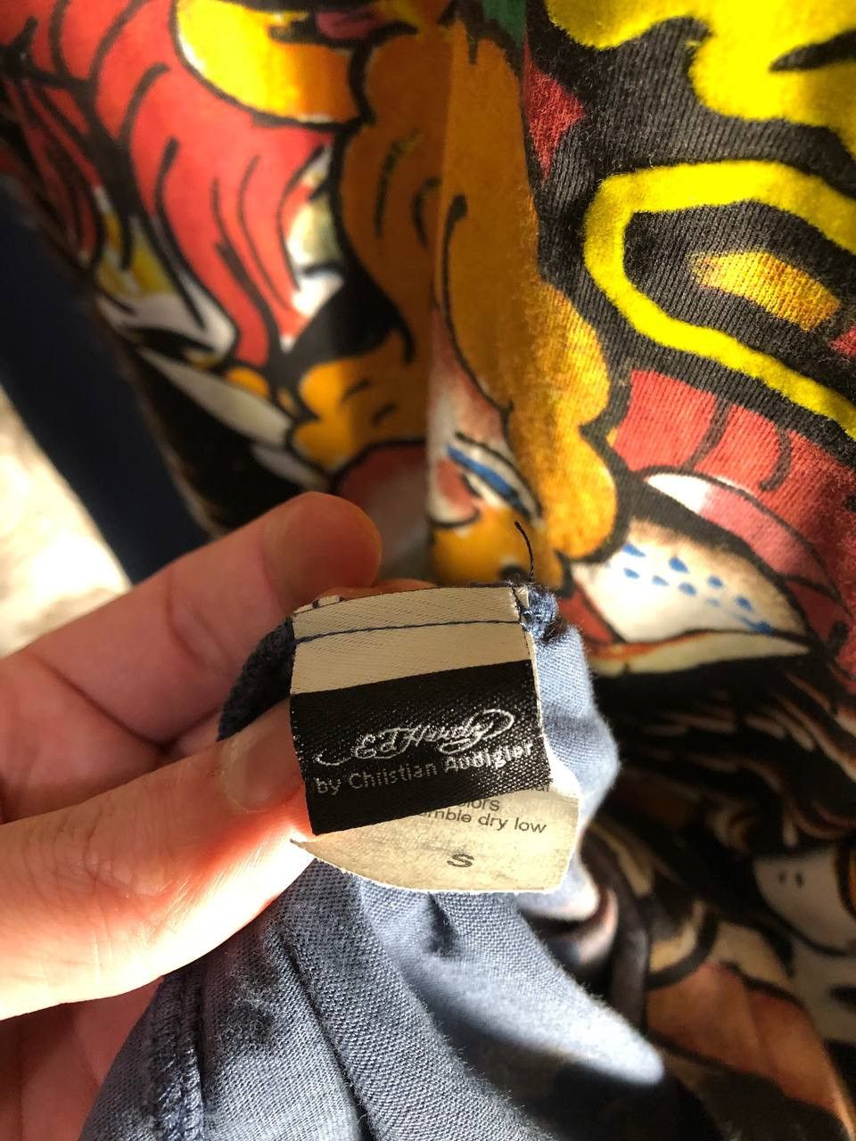 Ed Hardy × Vintage VERY RARE ED HARDY BY CHRISTIAN AUDIGIER DESIGNER T-SHIRT Size US S / EU 44-46 / 1 - 7 Thumbnail