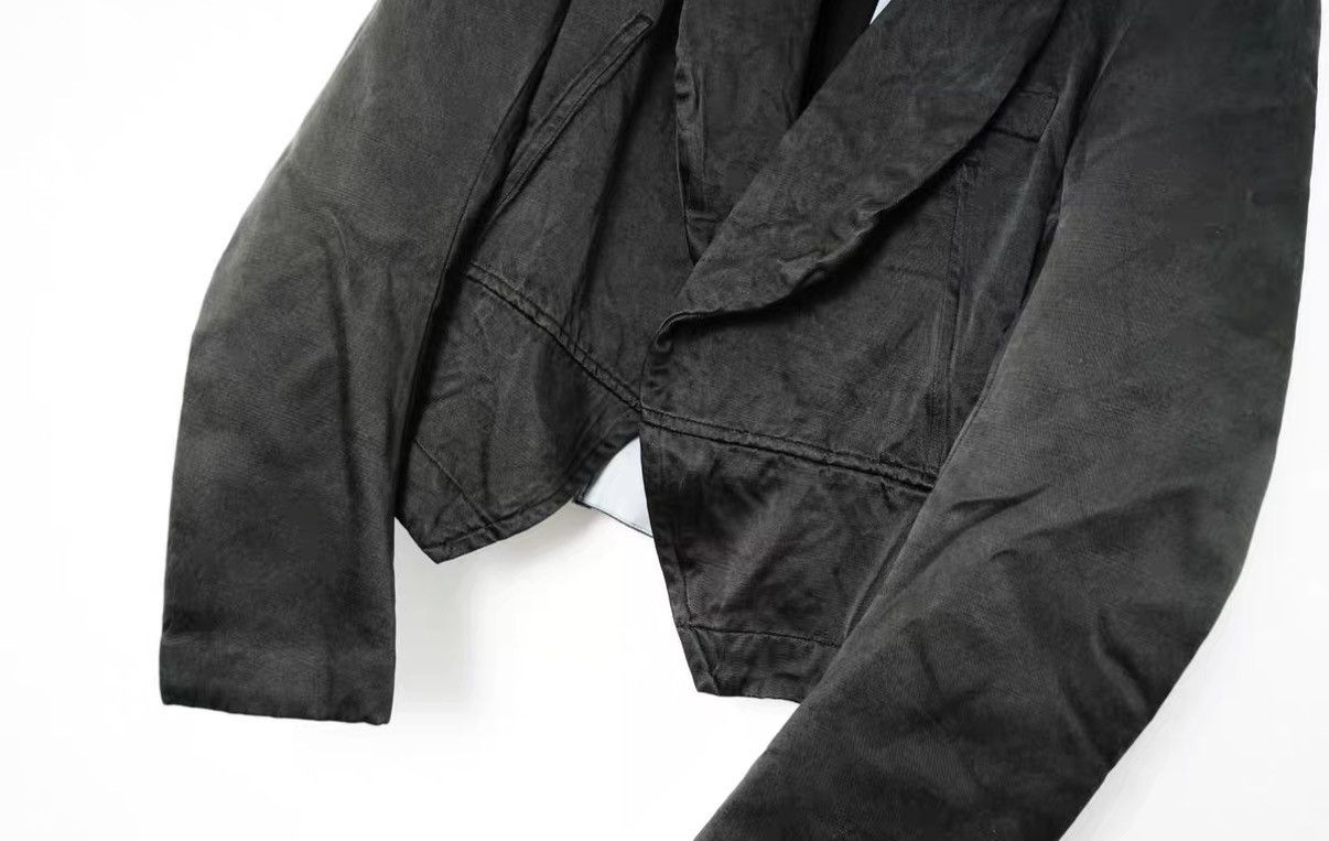 Comme des Garcons Comme des Garçons Silk Blend Draped Curved Sleeve Jacket Size US S / EU 44-46 / 1 - 4 Thumbnail