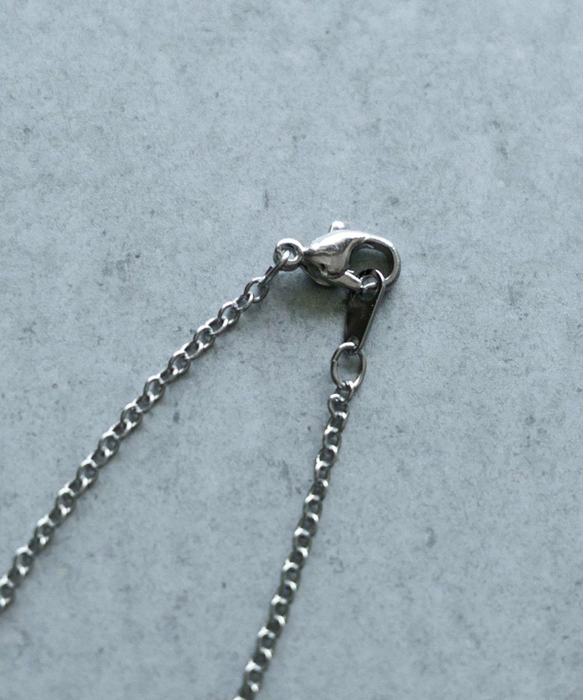Number nine round logo stone charm necklace turquoise