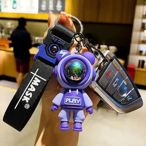 Other Cute Astronaut Lightning Bear Keychain Size ONE SIZE - 4 Thumbnail