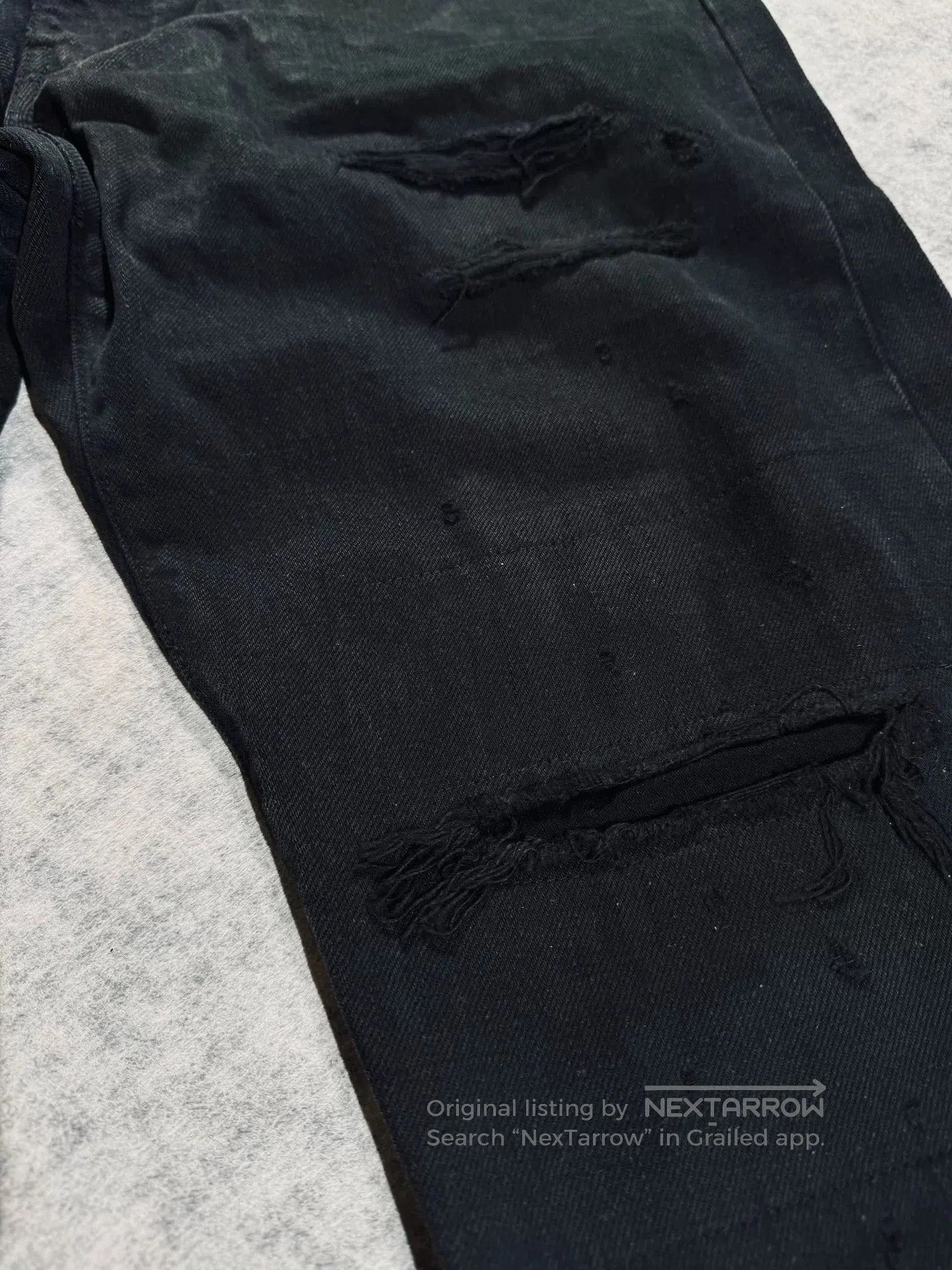 Visvim visvim journeyman black tacked crash jeans. Size US 26 / EU 42 - 5 Thumbnail