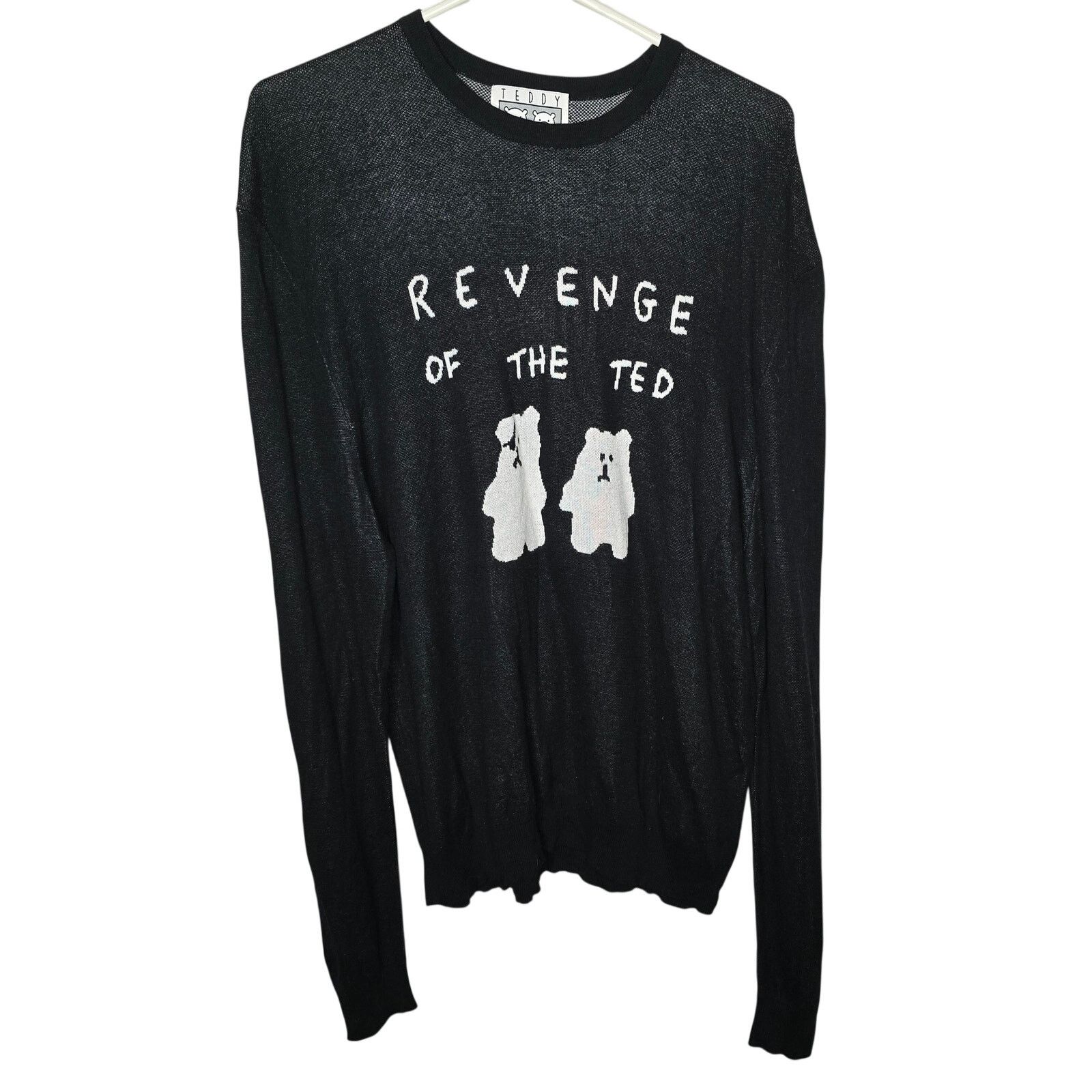 Teddy Fresh Teddy Fresh Revenge Of The Ted Black Sweater Men Size 2XL Size US XL / EU 56 / 4 - 2 Thumbnail