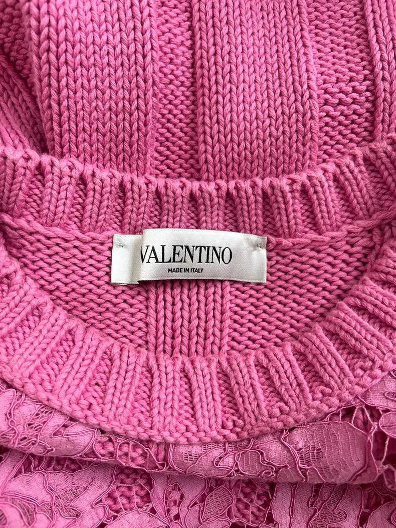 Valentino Valentino Pink knitted patchwork lace set Size S / US 4 / IT 40 - 6 Thumbnail