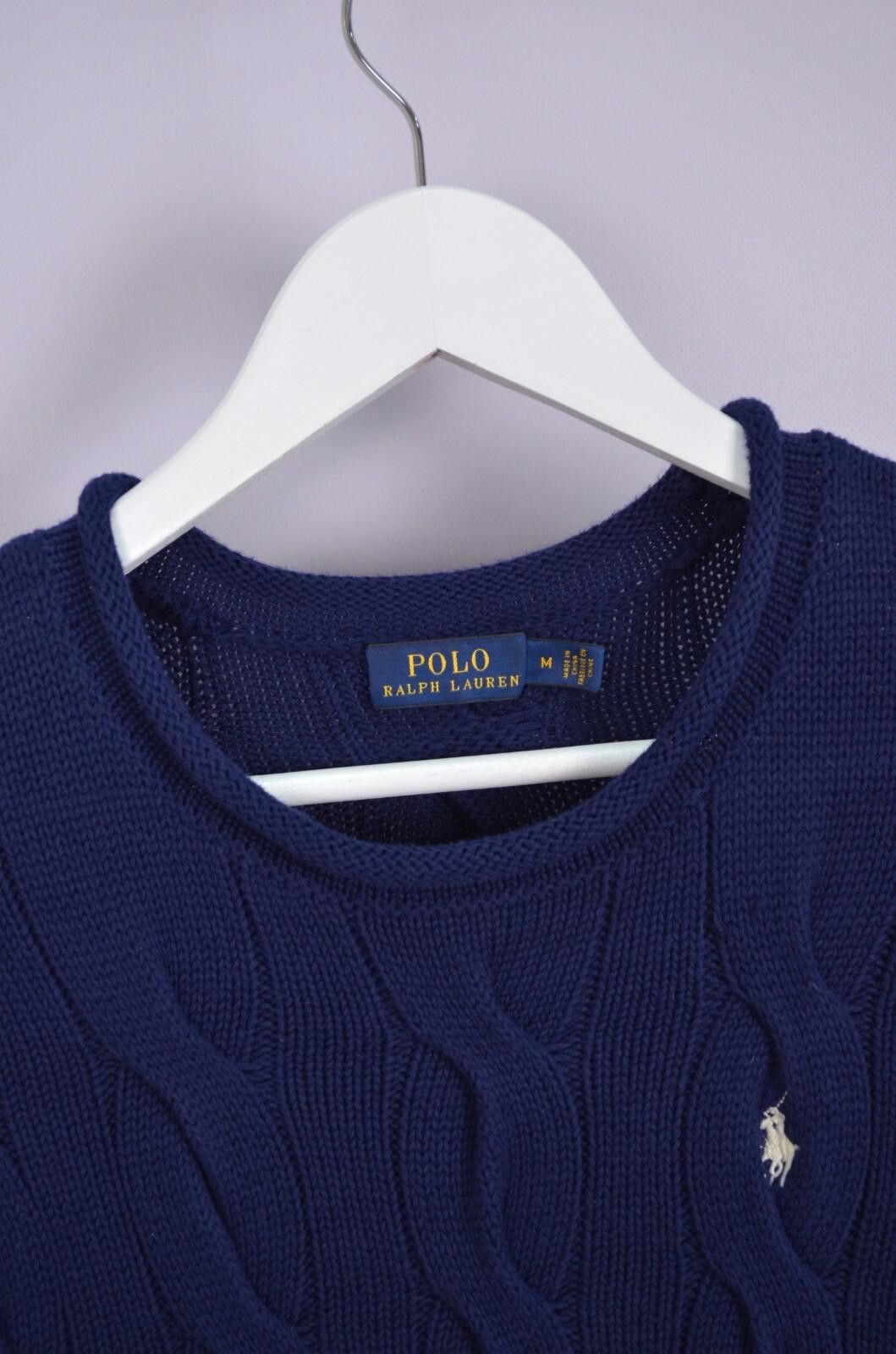 Polo Ralph Lauren Polo Ralph Lauren Womens Cable Knit Embroided Sweater Size M Size M / US 6-8 / IT 42-44 - 4 Thumbnail