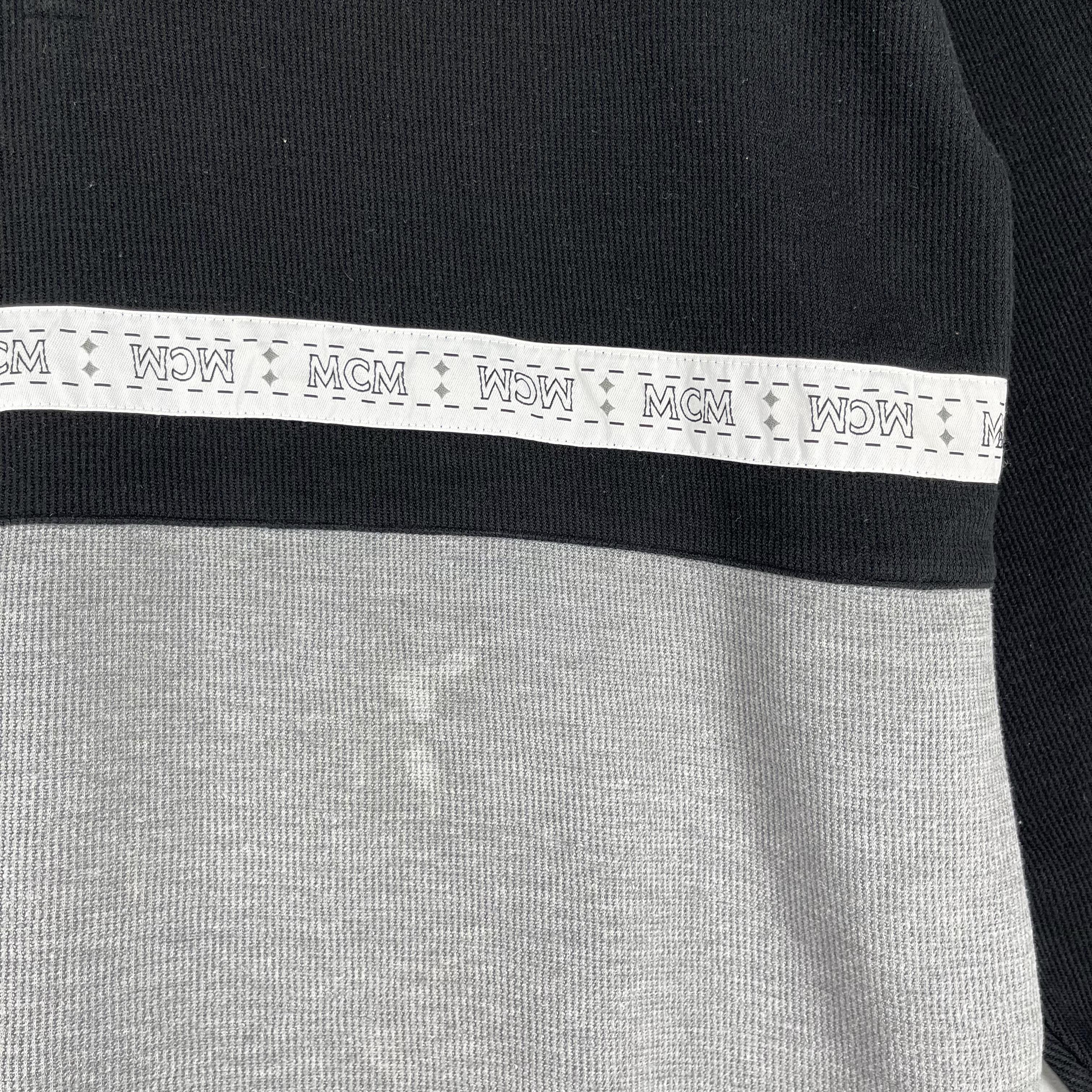 Designer × MCM × Vintage Vintage 1990s MCM Legere Half Zipper Sweater Size US L / EU 52-54 / 3 - 4 Thumbnail