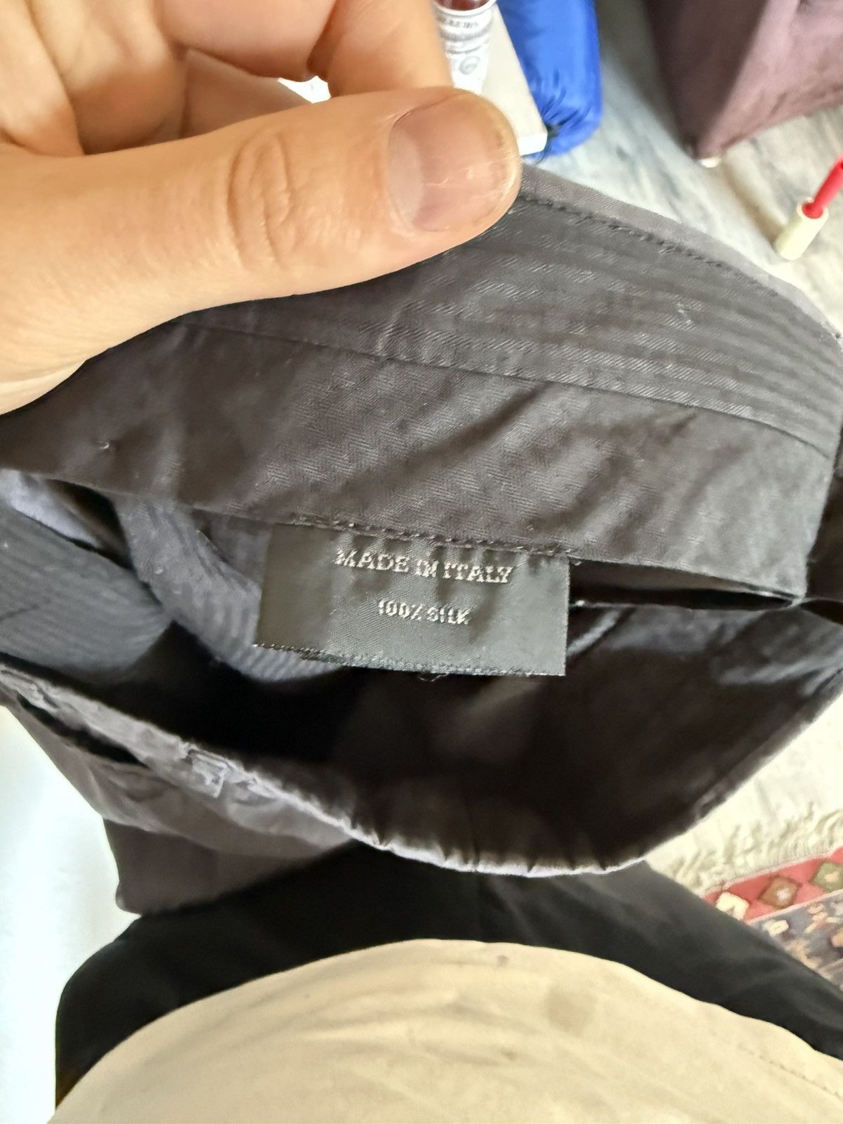 Prada Charcoal Grey Pleated Pants in 100% Silk Size US 36 / EU 52 - 8 Thumbnail