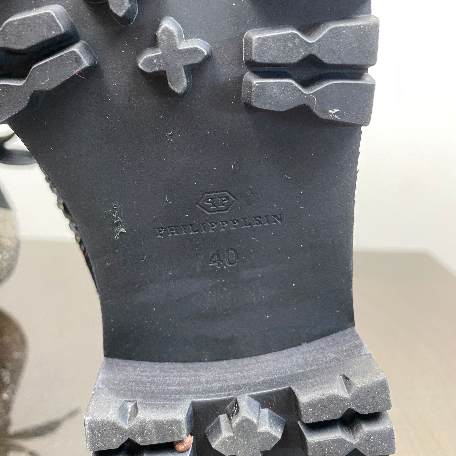 Philipp Plein Rare Philipp Plein Suede Crystal Embellished Combat Boots 40 Size US 9 / IT 39 - 8 Thumbnail