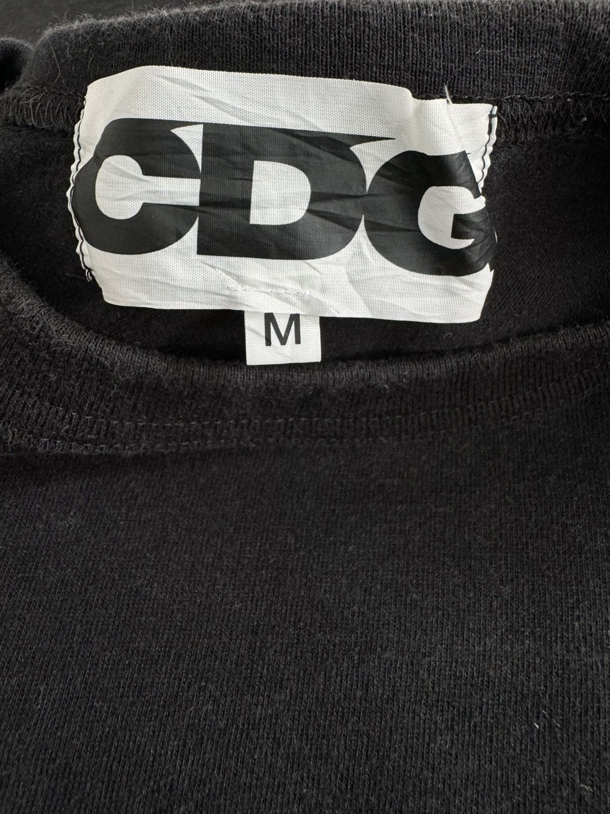 Comme des Garcons Vintage Comme des Garcons Black T-Shirt Size US M / EU 48-50 / 2 - 9 Thumbnail